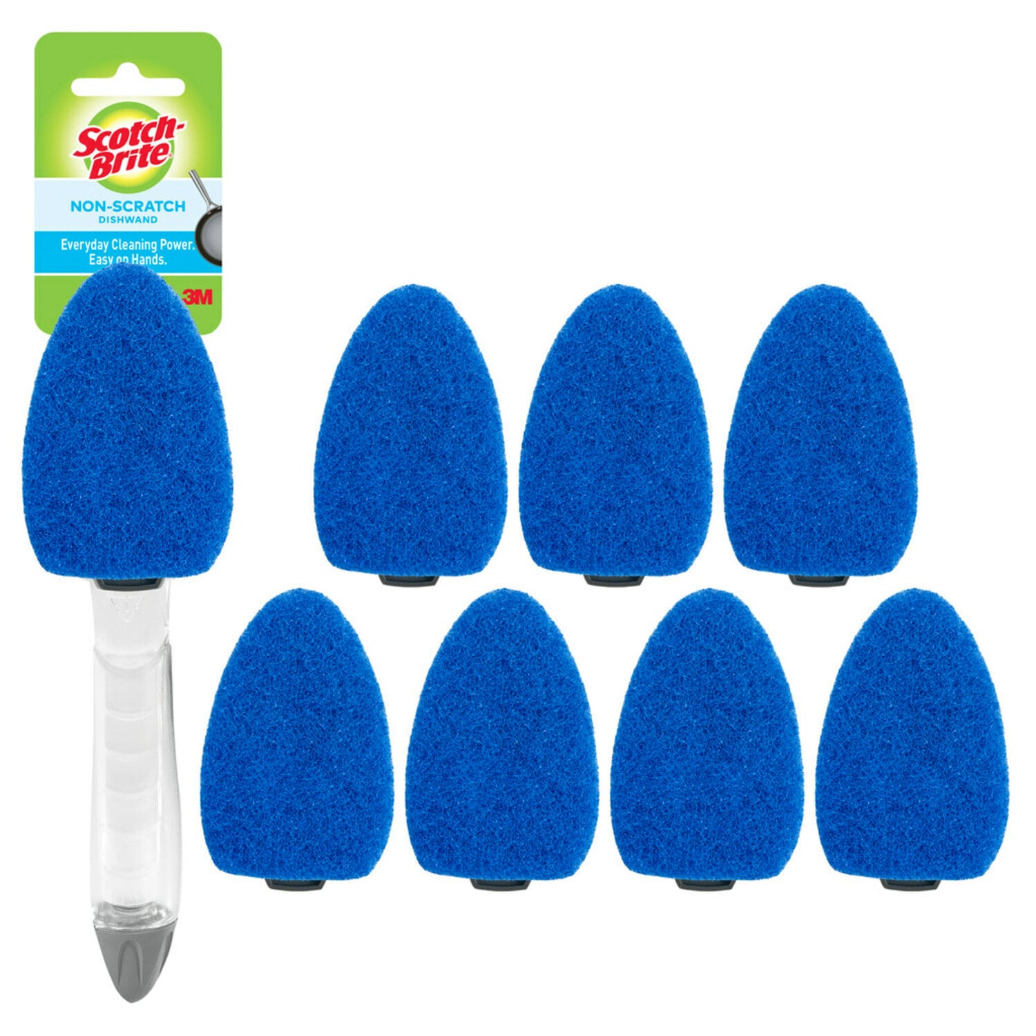 7100255097 - Scotch-Brite Non-Scratch Dishwand and Non-Scratch Refill Pack 450-483-8-SIOC