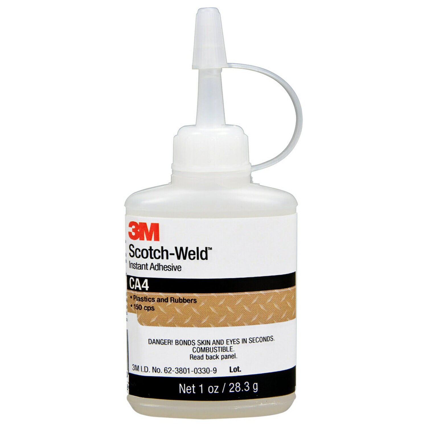 7000000893 - 3M Scotch-Weld Instant Adhesive CA40, Clear, 1 fl oz, 12 Bottles/Case