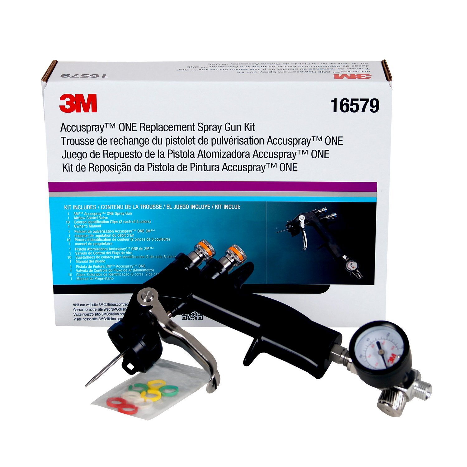 7100096183 - 3M Accuspray ONE Replacement Spray Gun, 16579, 4 per case