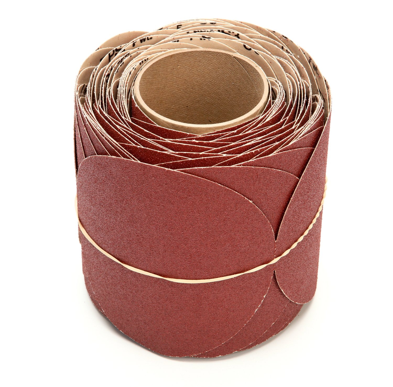 7000118101 - 3M Stikit Paper Disc Roll 763U, 80 F-weight, 6 in x NH, Die 600Z, 100 Discs/Roll, 4 Rolls/Case