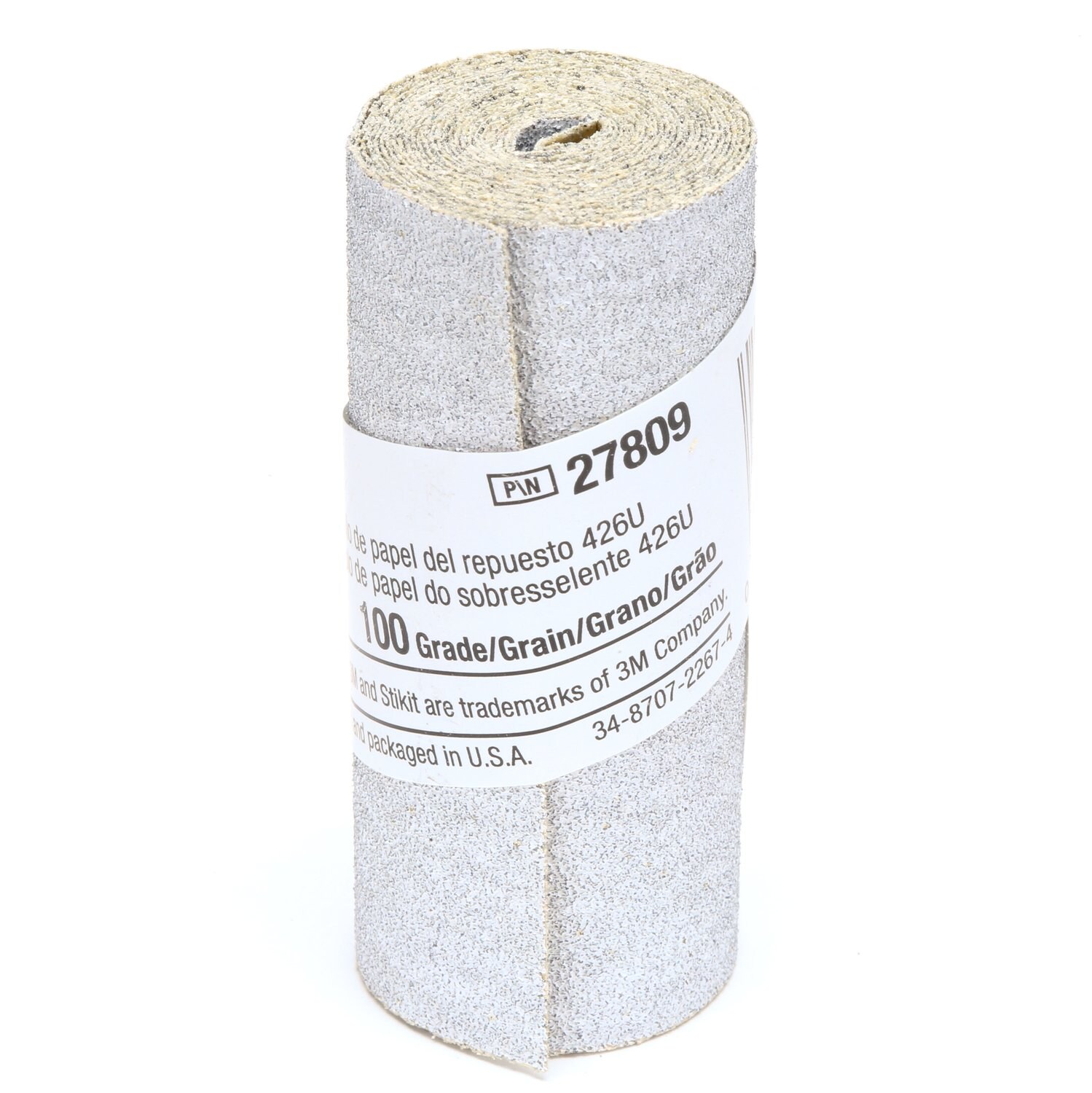 7000028208 - 3M Stikit Paper Refill Roll 426U, 2-1/2 in x 55 in 100 A-weight, 10/Carton, 50 ea/Case
