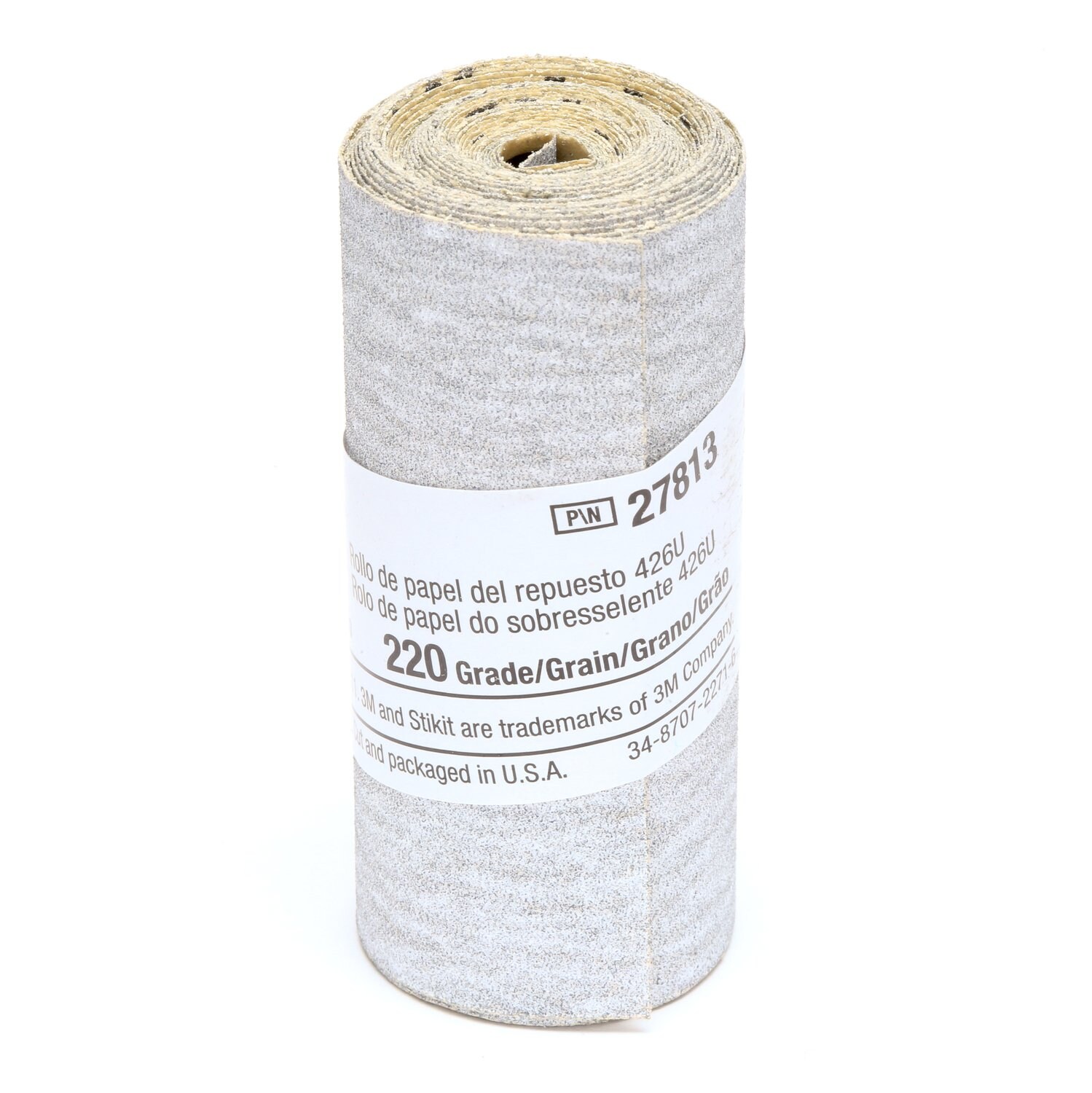 7000028211 - 3M Stikit Paper Refill Roll 426U, 2-1/2 in x 95 in 220 A-weight, 10/Carton, 50 ea/Case