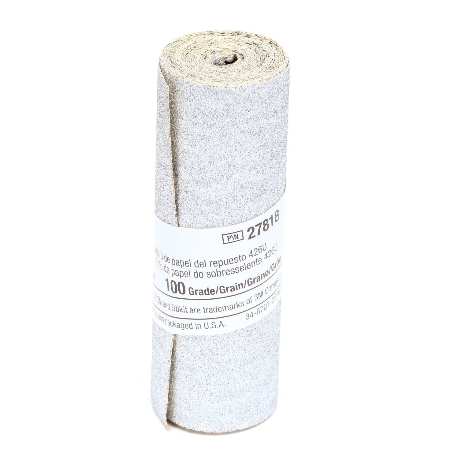 7000045202 - 3M Stikit Paper Refill Roll 426U, 3-1/4 in x 55 in 100 A-weight, 10/Carton, 50 ea/Case