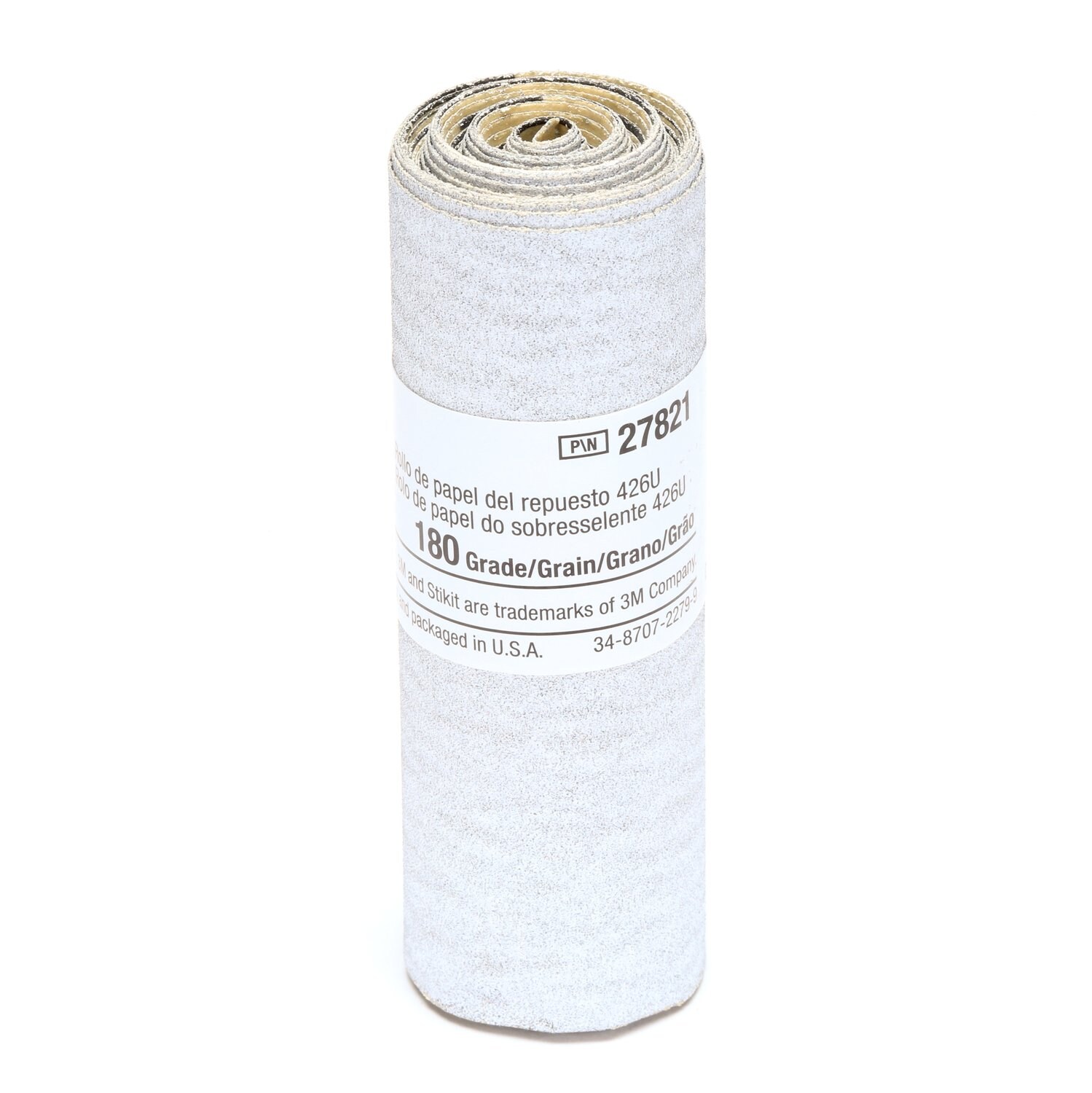 7000045205 - 3M Stikit Paper Refill Roll 426U, 3-1/4 in x 85 in 180 A-weight,
10/Carton, 50 ea/Case