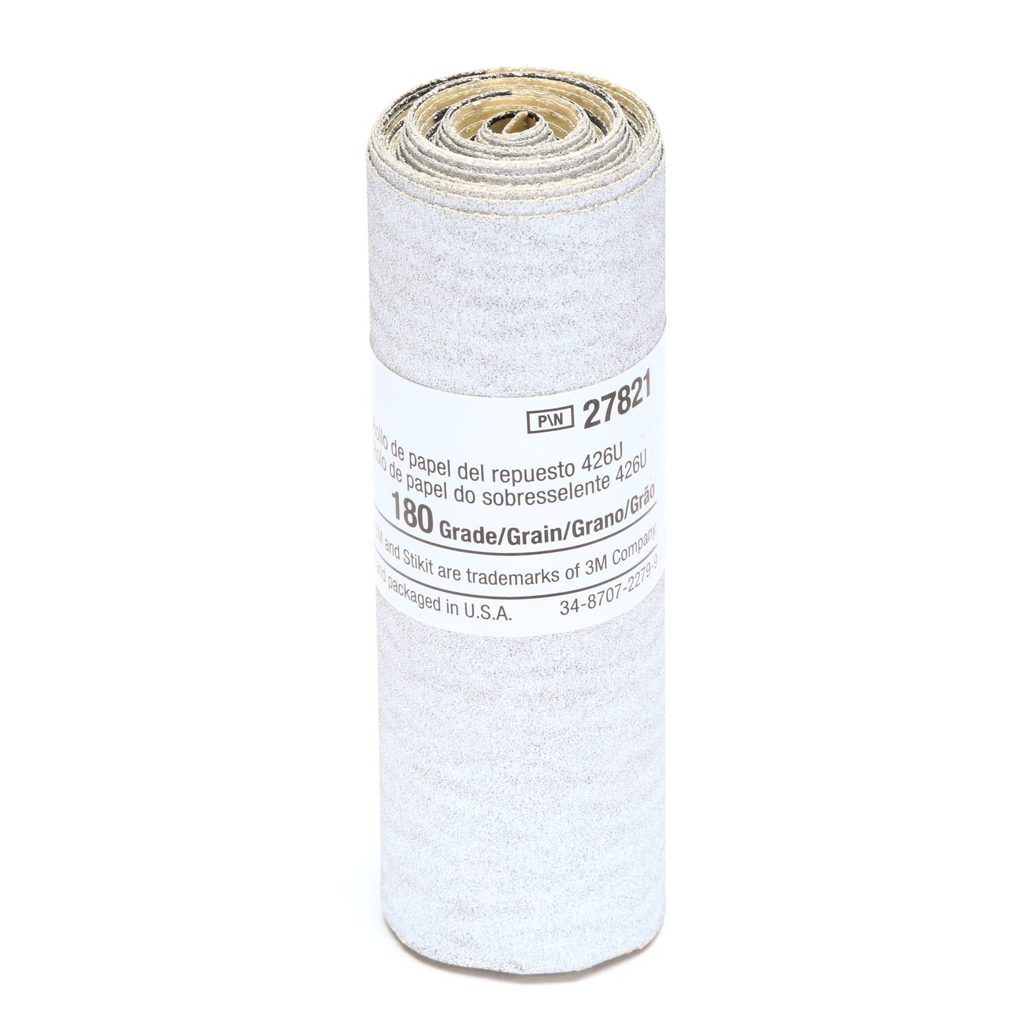 7000045205 - 3M Stikit Paper Refill Roll 426U, 3-1/4 in x 85 in 180 A-weight, 10/Carton, 50 ea/Case