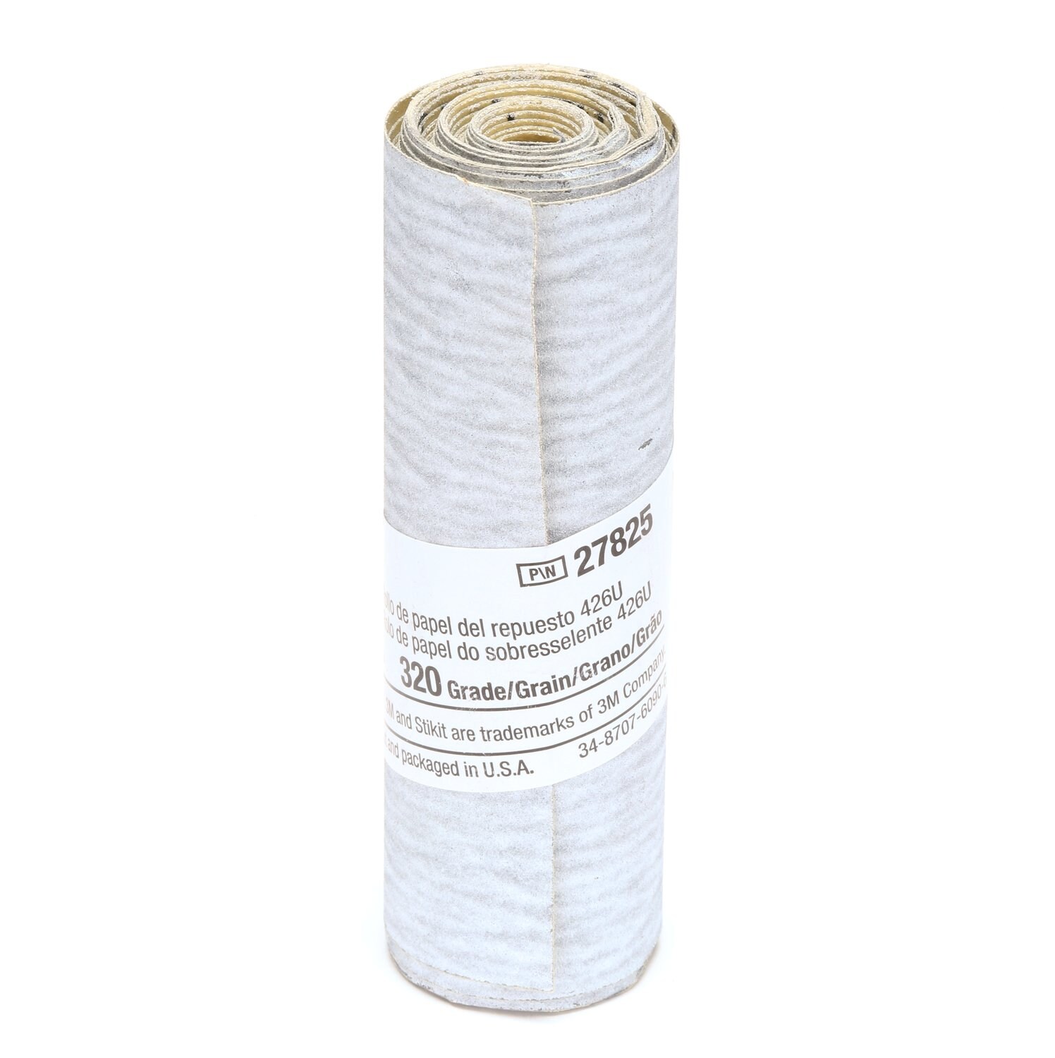 7010308160 - 3M Stikit Paper Refill Roll 426U, 320 A-weight, 3-1/4 in x 100 in,
10/Carton, 50 ea/Case