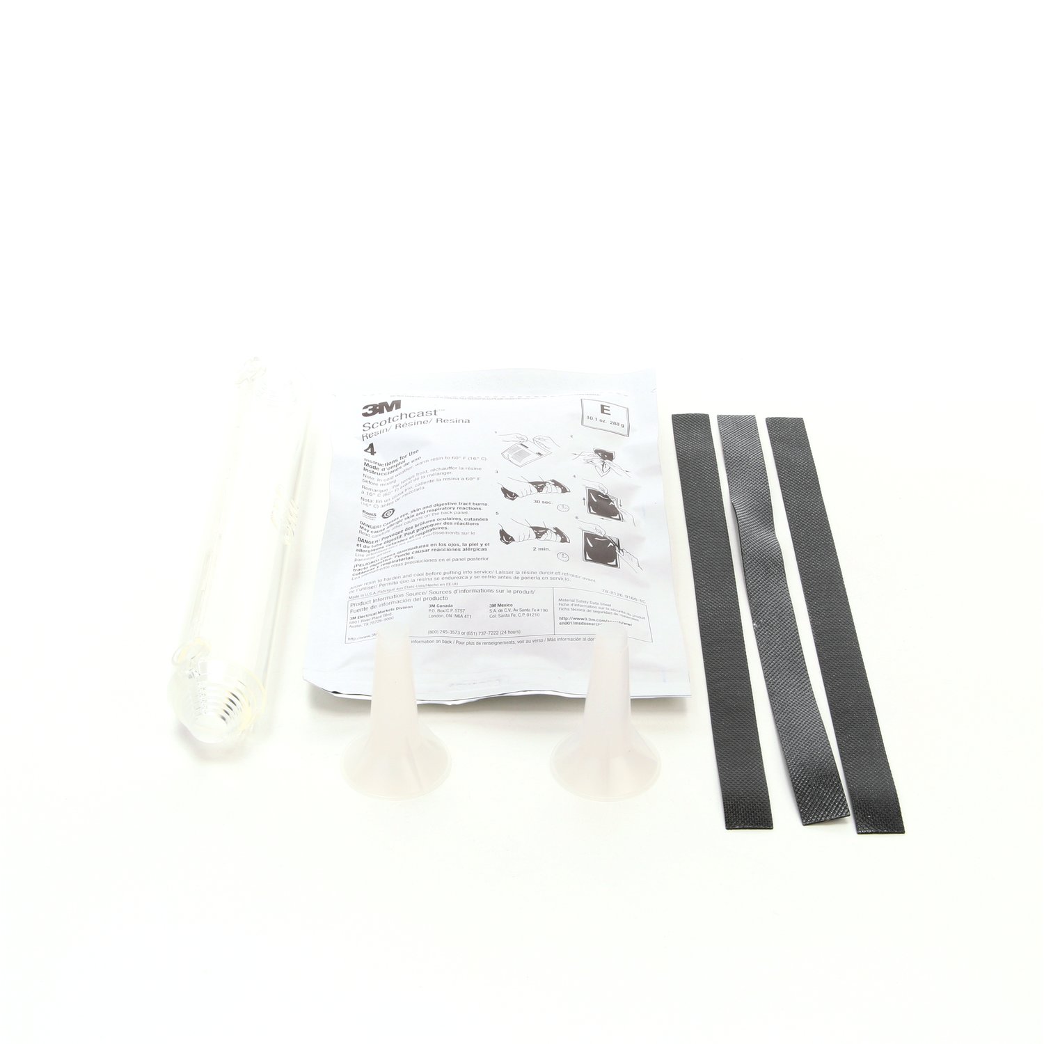 7100123110 - 3M Scotchcast Inline Resin Power Cable Splice kit 82-A2N, 2-3/0 AWG, 1 per box, 10/Case