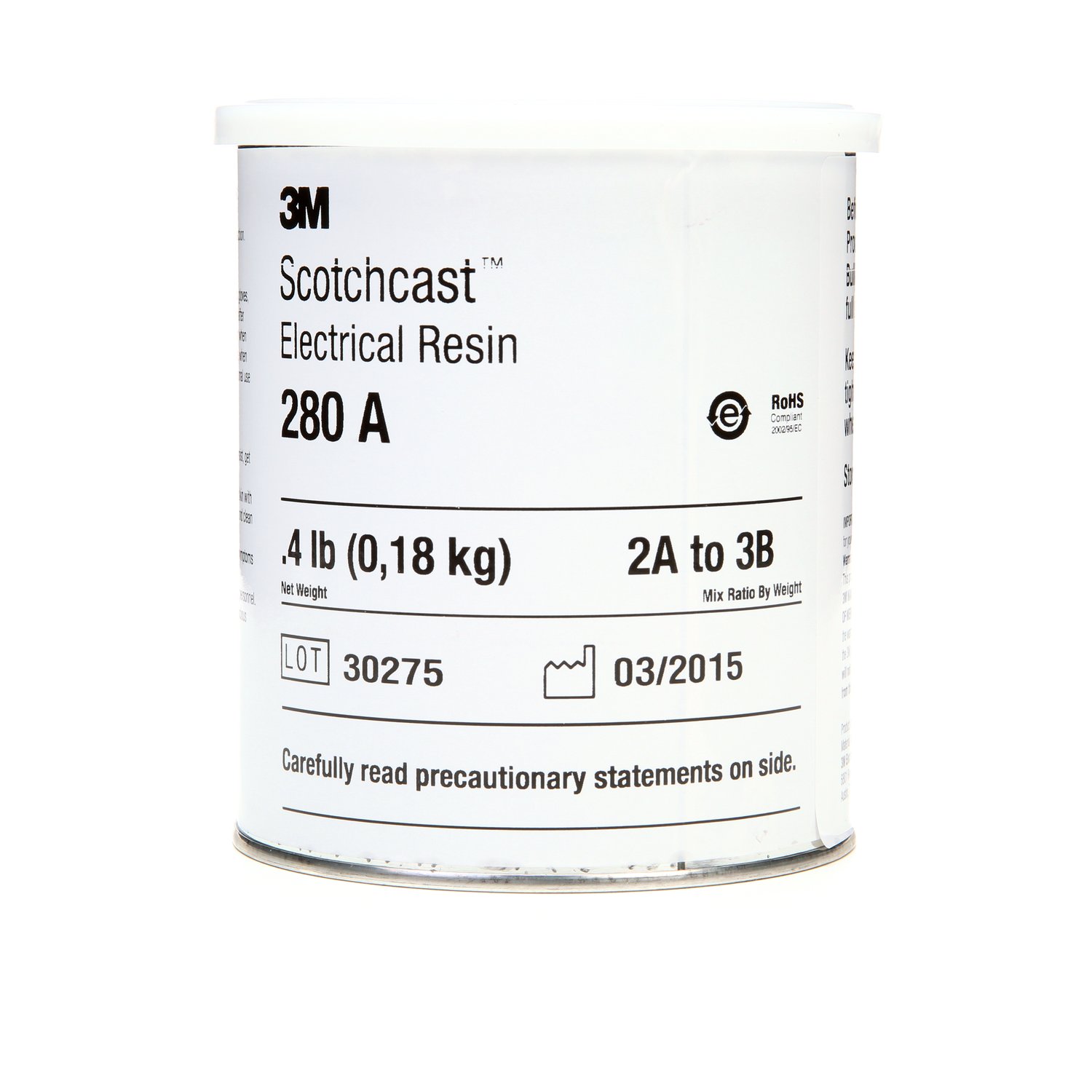 7000057524 - 3M Scotchcast Electrical Resin 280 (16 1-lb. units = 1 carton), 16 Kits/Case