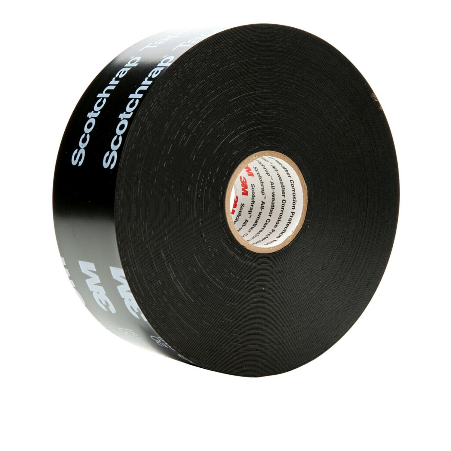 7000132743 - 3M Scotchrap Vinyl Corrosion Protection Tape 51, 2 in x 100 ft, Printed, Black, 12 rolls/Case