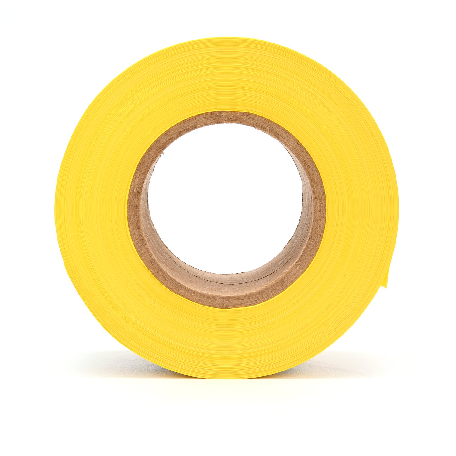 7100035358 - Scotch Barricade Tape 358, CAUTION HIGH VOLTAGE, 3 in x 1000 ft, Yellow, 8 rolls/Case