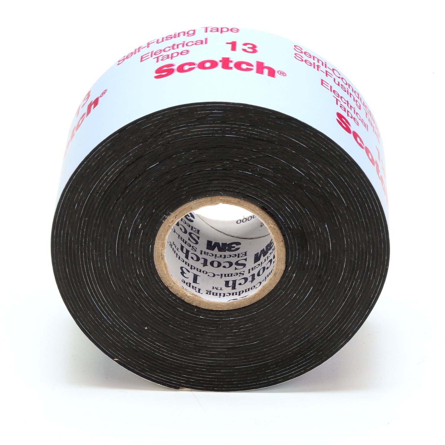 7100139127 - Scotch Electrical Semi-Conducting Tape 13, 1-1/2 in x 15 ft, Printed,
Black, 1 roll/carton, 45 rolls/Case