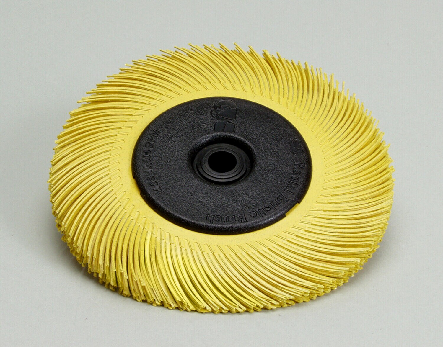 7100138337 - Scotch-Brite Radial Bristle Brush, 7-5/8 in x 1 in x 1-1/4 in 80 T-C with Flange, 2 ea/Case