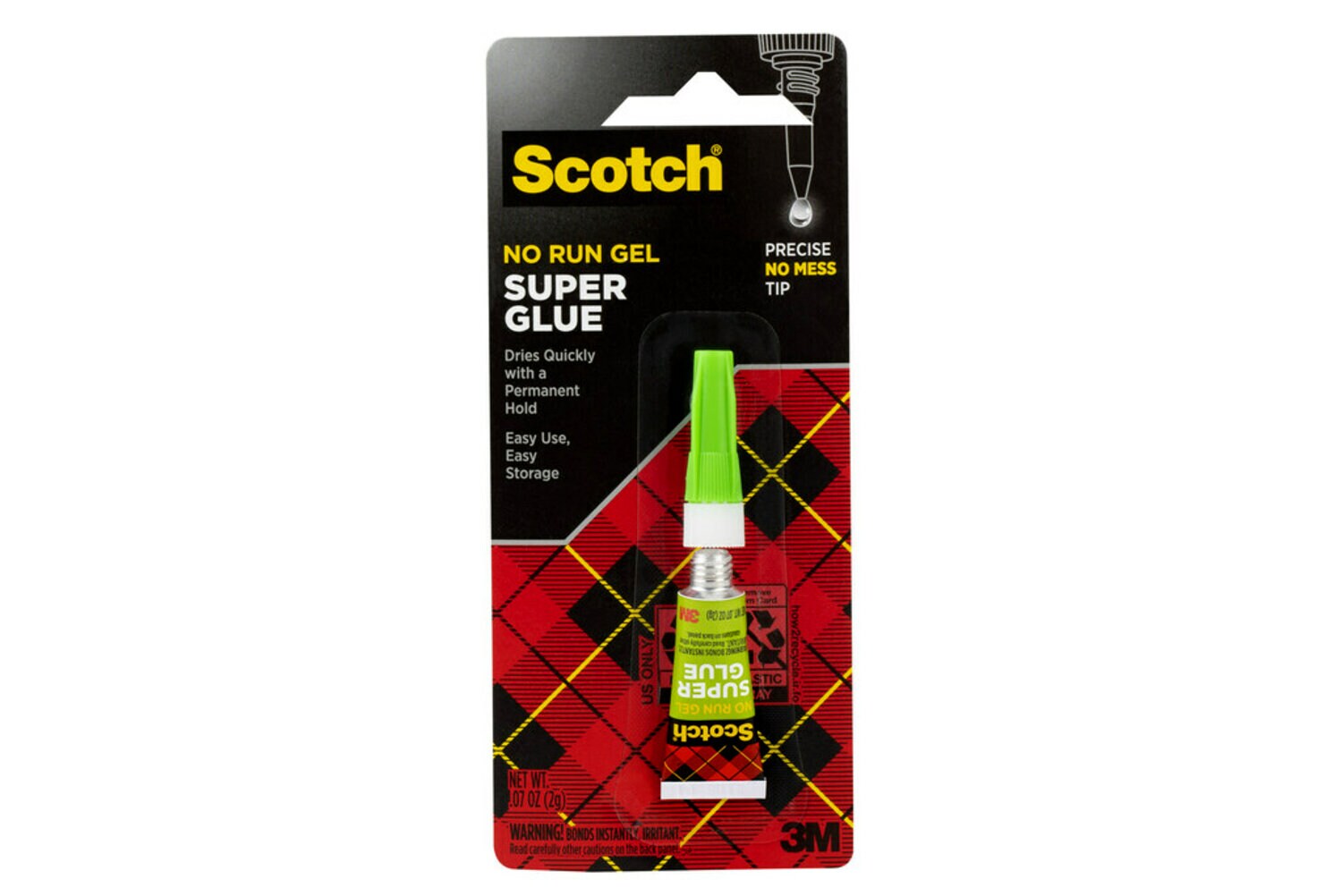 7000047664 - Scotch Super Glue Gel AD113, .07 oz, 1-Pack