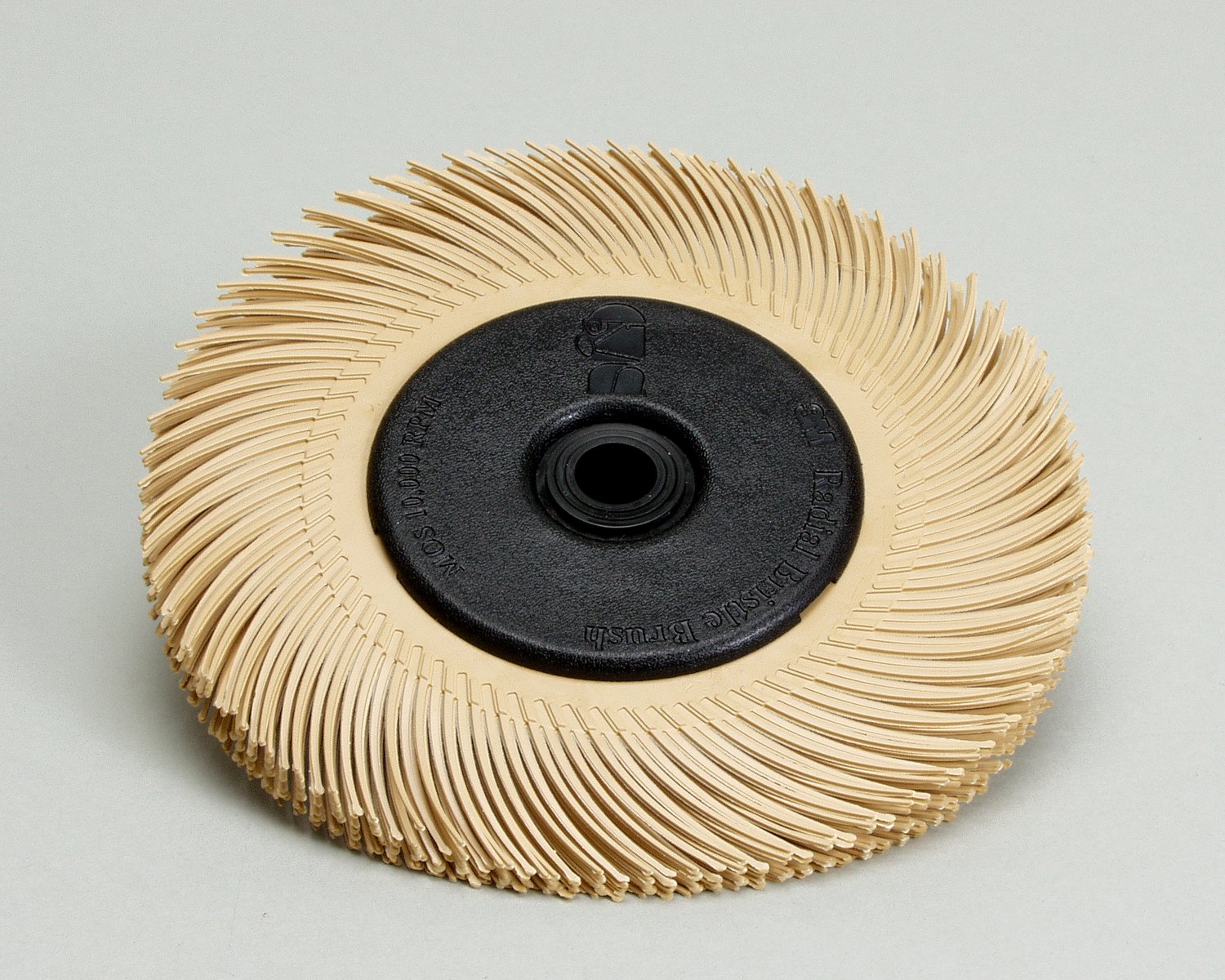 7010309543 - Scotch-Brite Radial Bristle Brush, 6 Mic, 6 in x 1/2 in x 1 in with Adapter, 1/Inner, 48 ea/Case