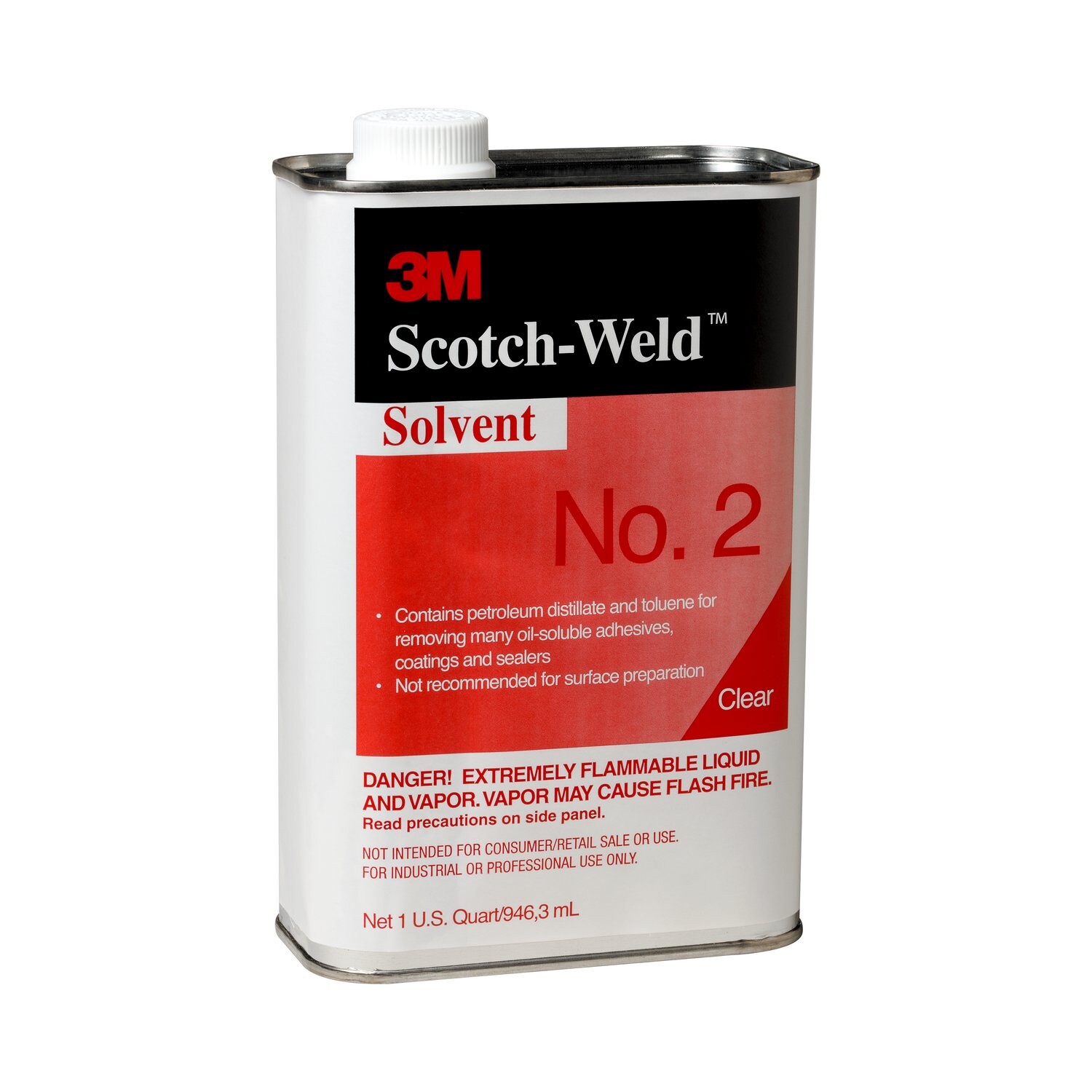 7000121461 - 3M Solvent 2, Clear, 1 Gallon, 1 Can/Case
