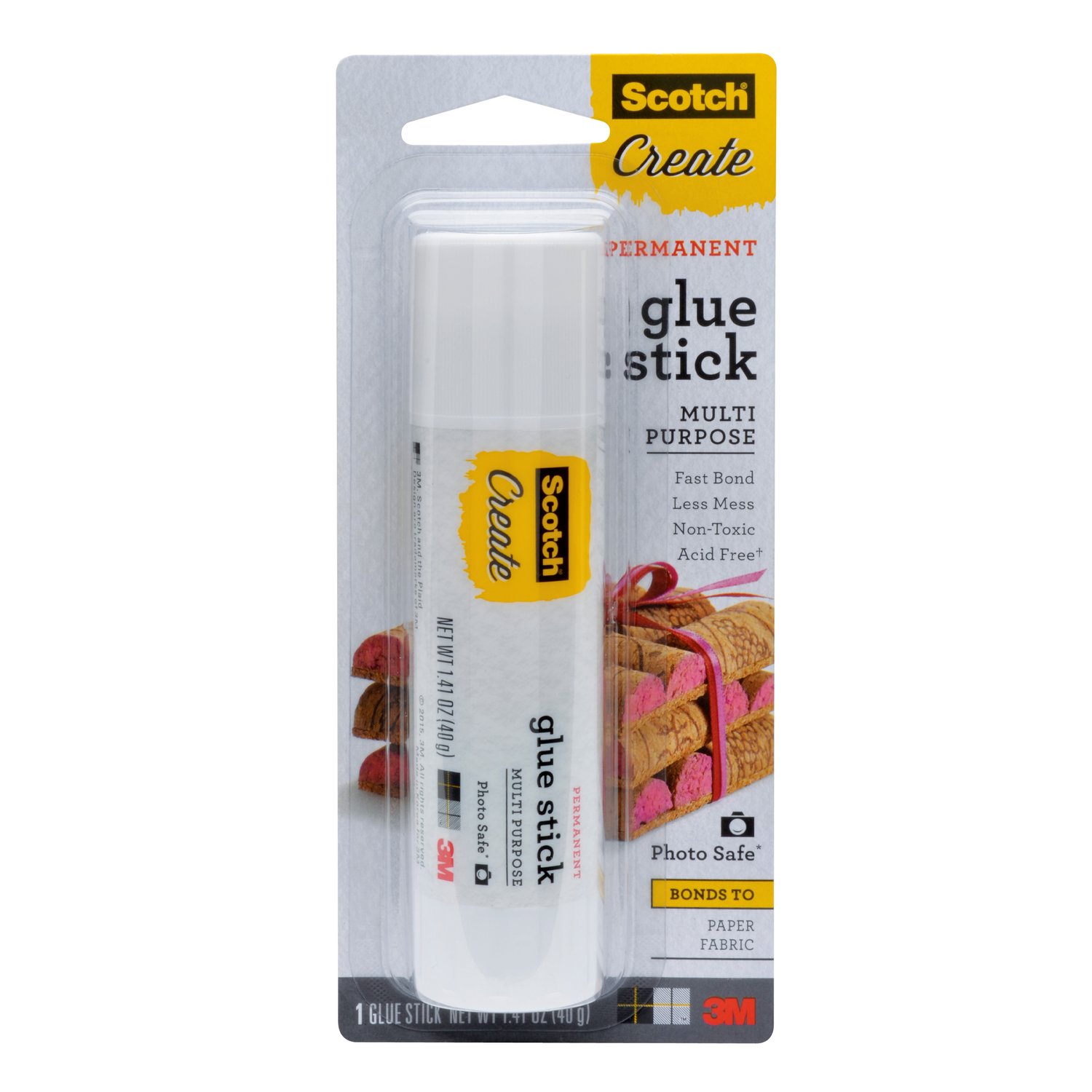 7010295634 - Scotch Glue Stick 003-CFT, 1.41 oz.(40 g)