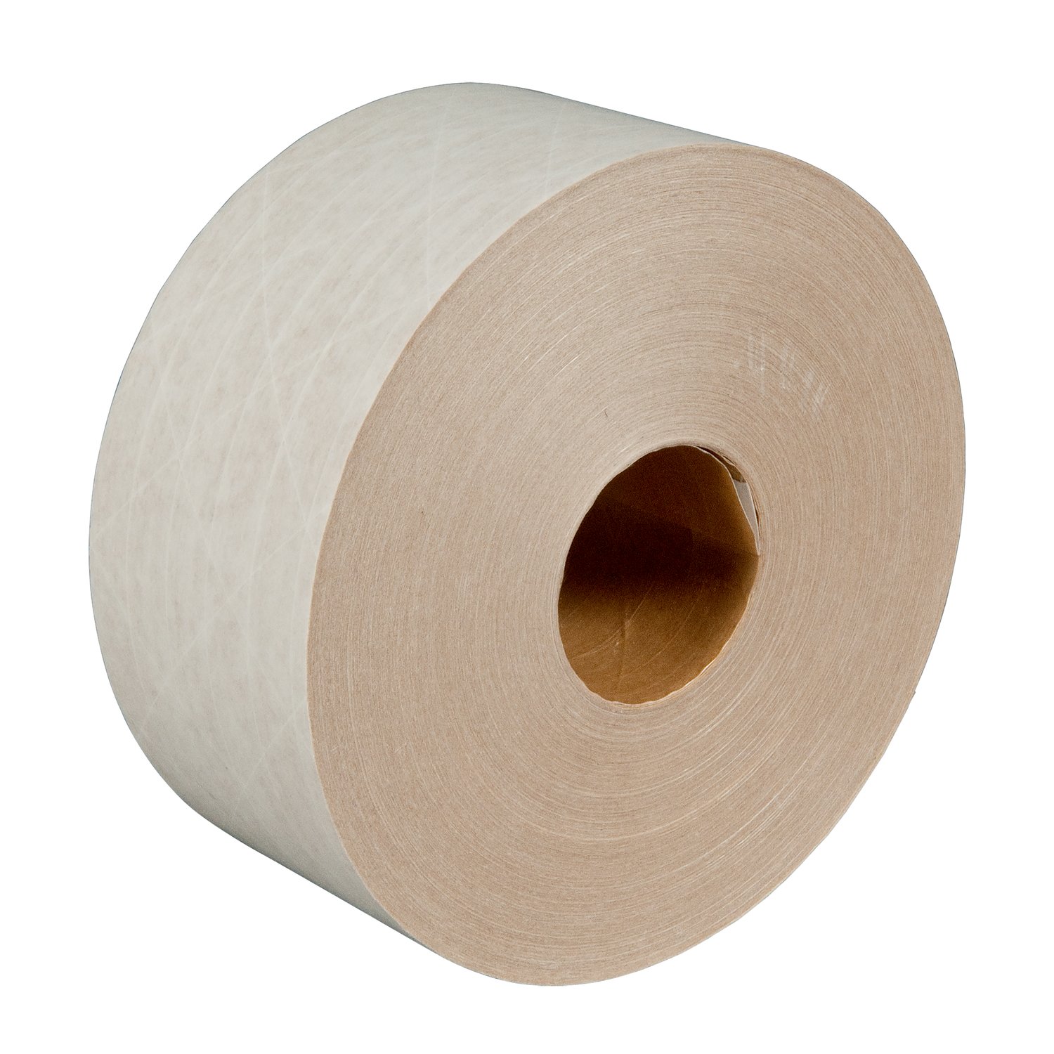 7100171407 - 3M Water Activated Paper Tape 6145, White, Light Duty Reinforced, 12 inch x 4500 ft, Pallet Pack