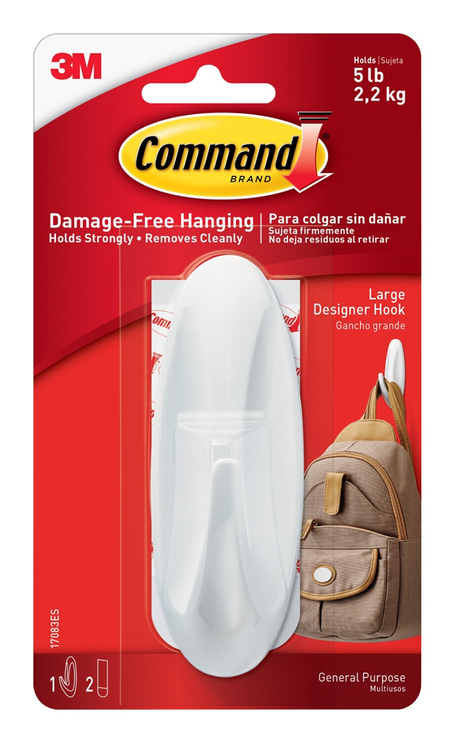7100348933 - Command Large Designer Hook 17083ES