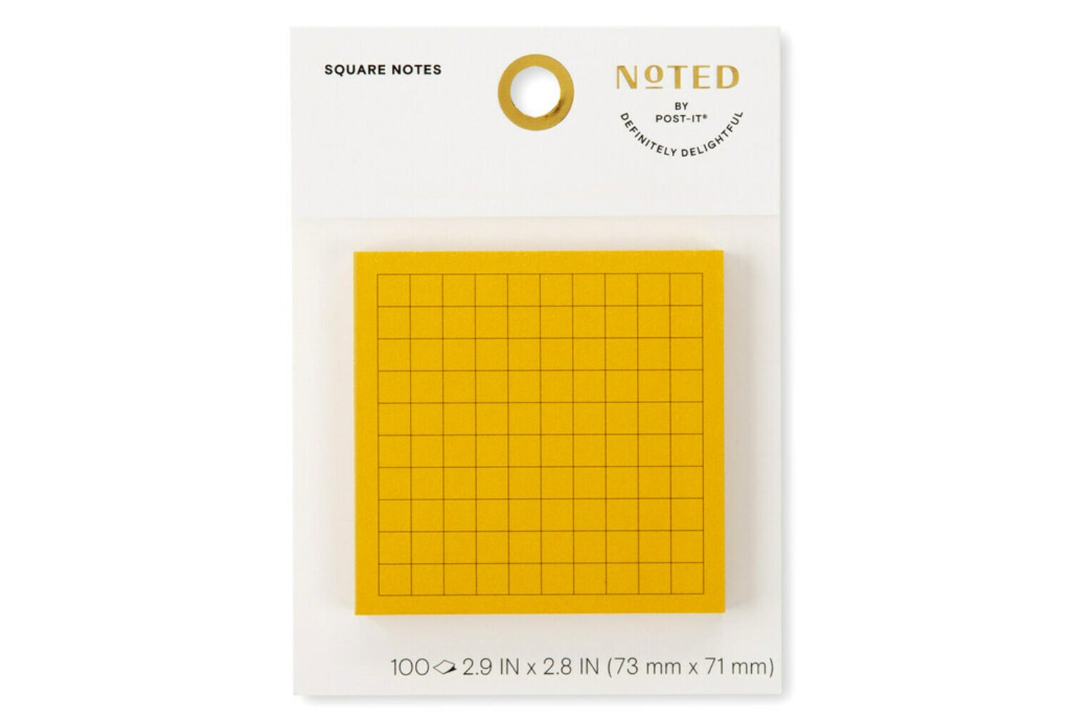 7100256535 - Post-it Printed Notes NTD-33-GRID, 2.9 in x 2.8 in (73 mm x 71 mm)