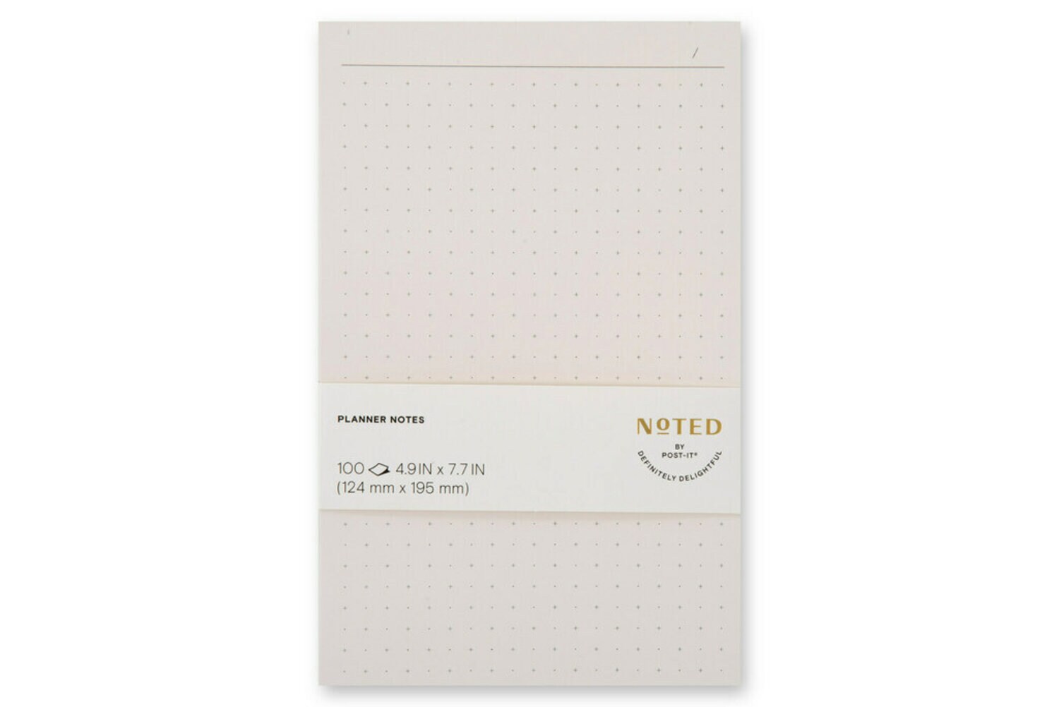 7100256693 - Post-it Planner Notes NTD-58-GRID, 4.9 in x 7.7 in (124 mm x 195 mm)