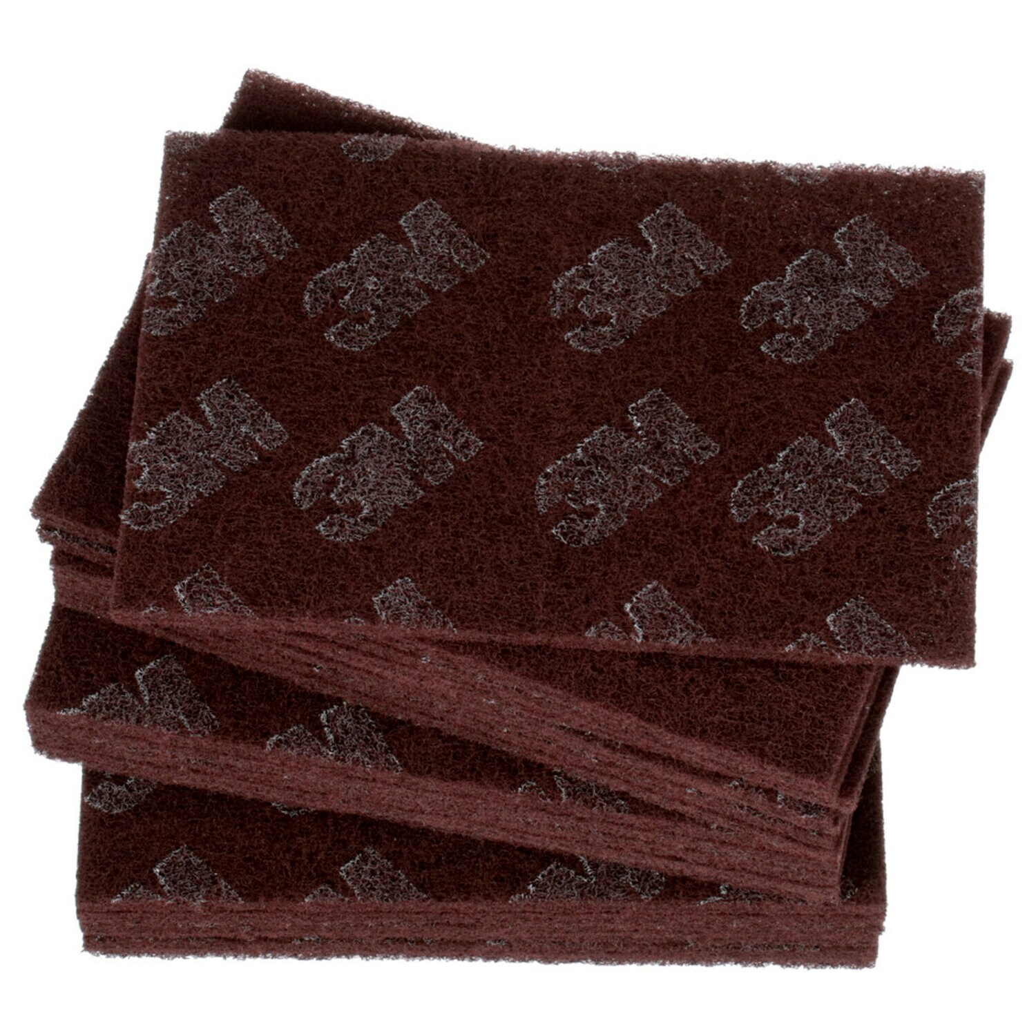7000120942 - Scotch-Brite Production Hand Pad 8447, HP-HP, A/O Very Fine, Maroon, 6 in x 9 in, 20/Carton, 60 ea/Case