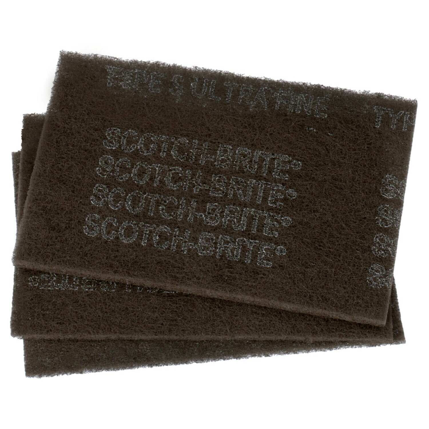 7000121089 - Scotch-Brite Hand Pad 7448, 37448, HP-HP, SiC Ultra Fine, Gray, 9 in x 6 in, 3/Pack, 10 Packs/Case