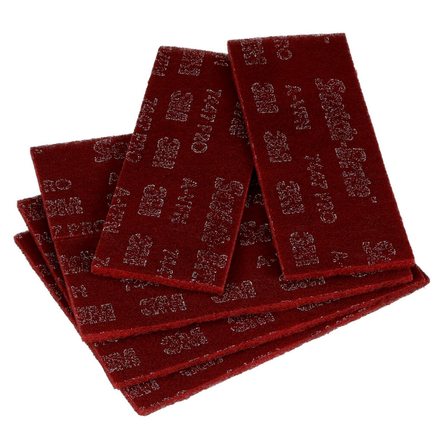 7010329861 - Scotch-Brite 7447 Pro Sheet Pad, PO-SH, A/O Very Fine, Maroon, 3-2/3 in x 9 in, 100 ea/Case