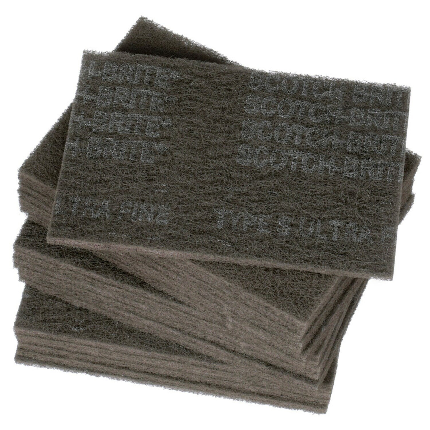 7100089226 - Scotch-Brite Hand Pad 7448, HP-HP, SiC Ultra Fine, Gray, 6 in x 9 in, 20/Carton, 60 ea/Case
