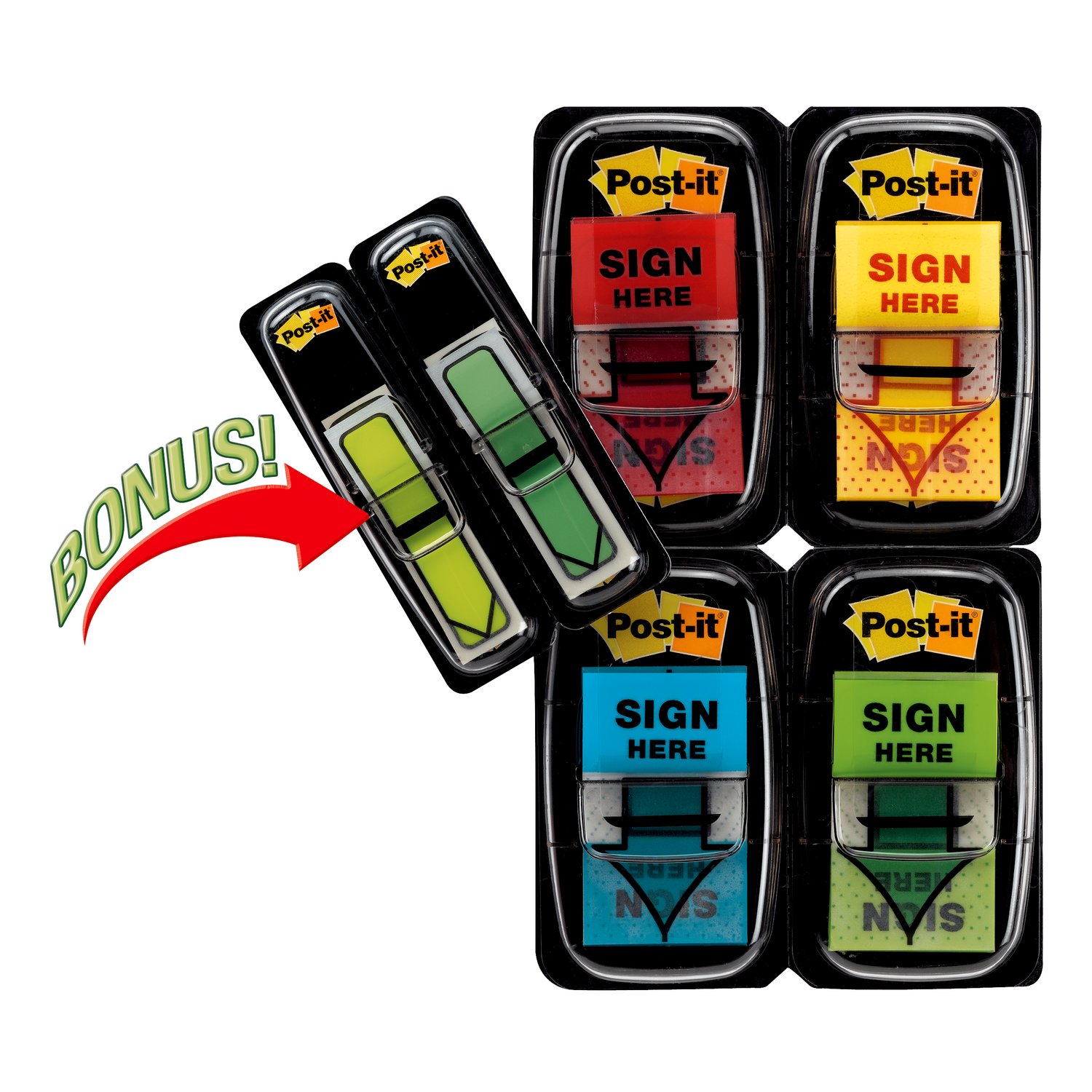 7000122626 - Post-it Flags 680-SH4VA 1 in. x 1.7 in.