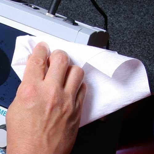6709 - CHEMTRONICS COVENTRY ECONOWIPES CELLULOSE/POLYESTER NONWOVEN CLEANROOM WIPE 9IN X 9IN