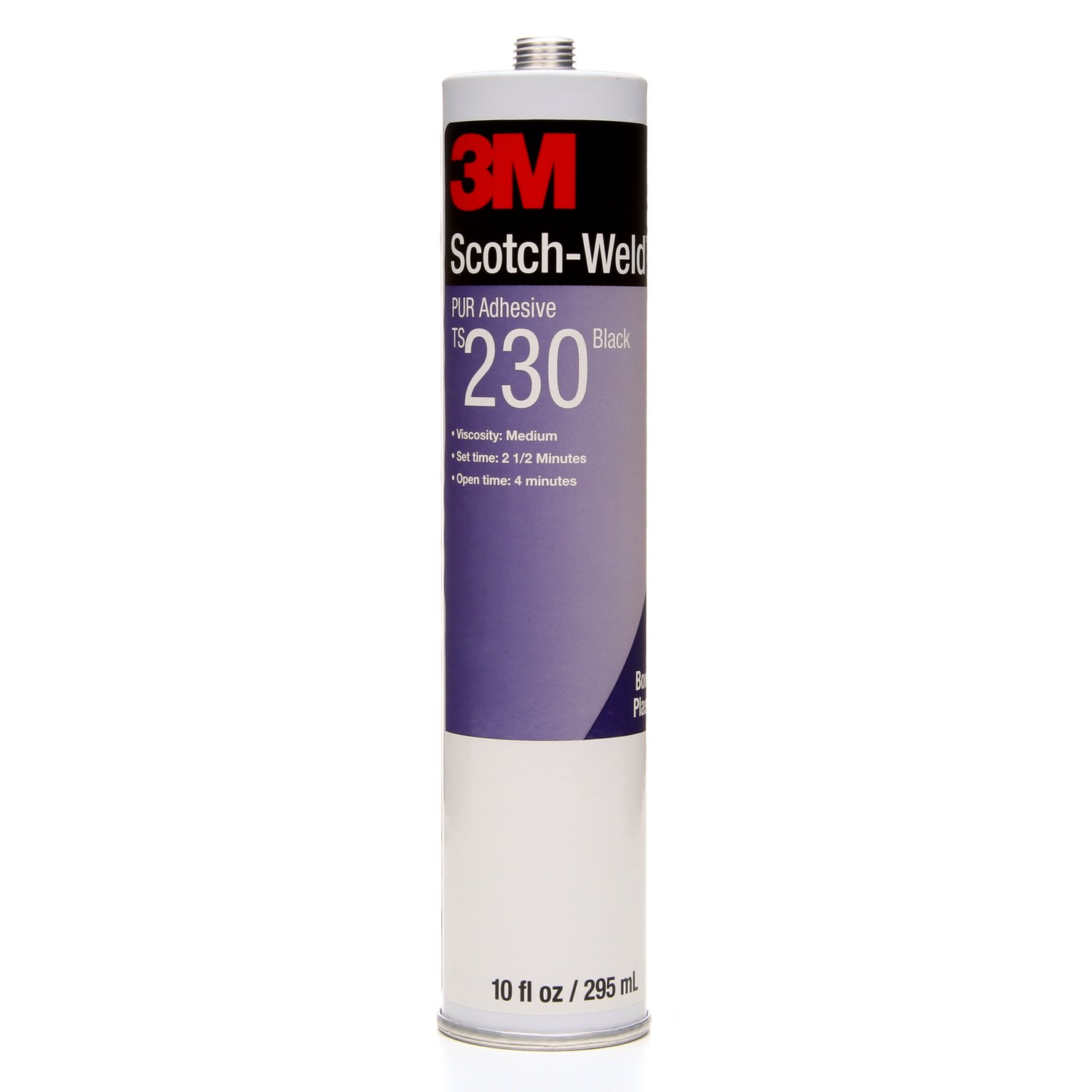 7000000906 - 3M Scotch-Weld PUR Adhesive TS230, Black, 1/10 Gallon Cartridge, 5 Bottle/Case