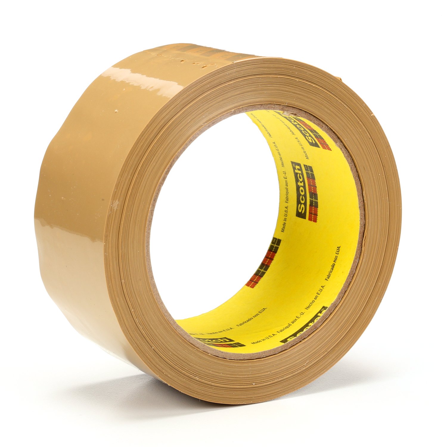 7000048658 - Scotch Box Sealing Tape 375, Tan, 48 mm x 50 m, 36/Case