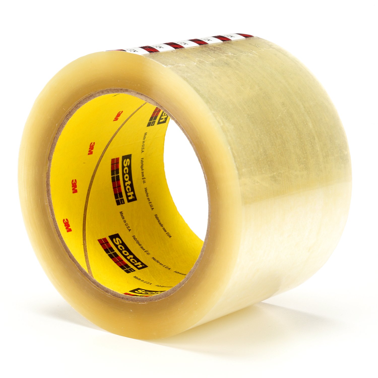 7010375160 - Scotch Box Sealing Tape 375, Clear, 6 in x 500 yd, 2/Case