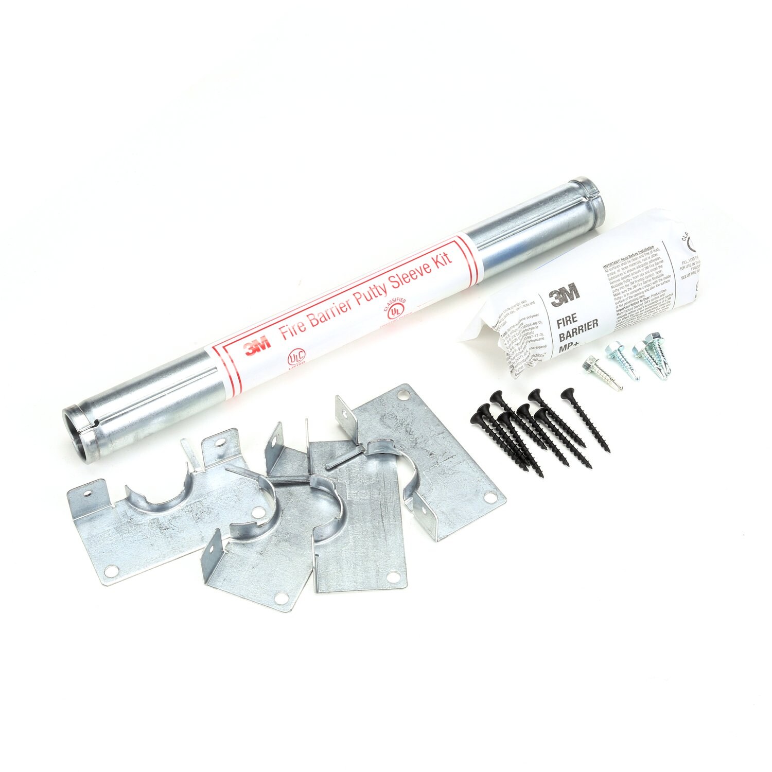 7000145572 - 3M Fire Barrier Putty Sleeve DT100, 1 in Round, 1 Kit/Case