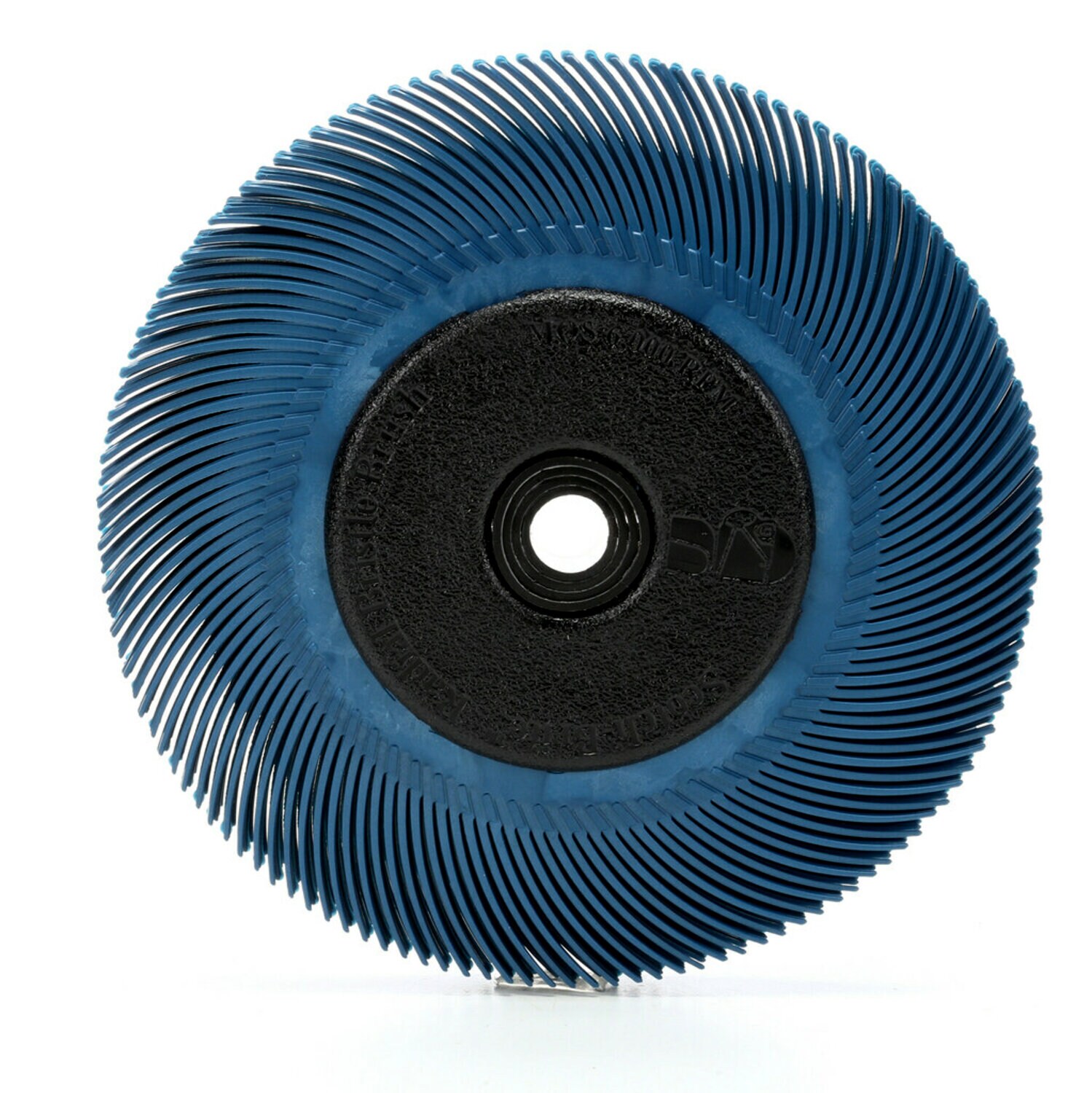 7000021284 - Scotch-Brite Radial Bristle Brush, 6 in x 7/16 in x 1 in 400 with Adapter, 5 ea/Case