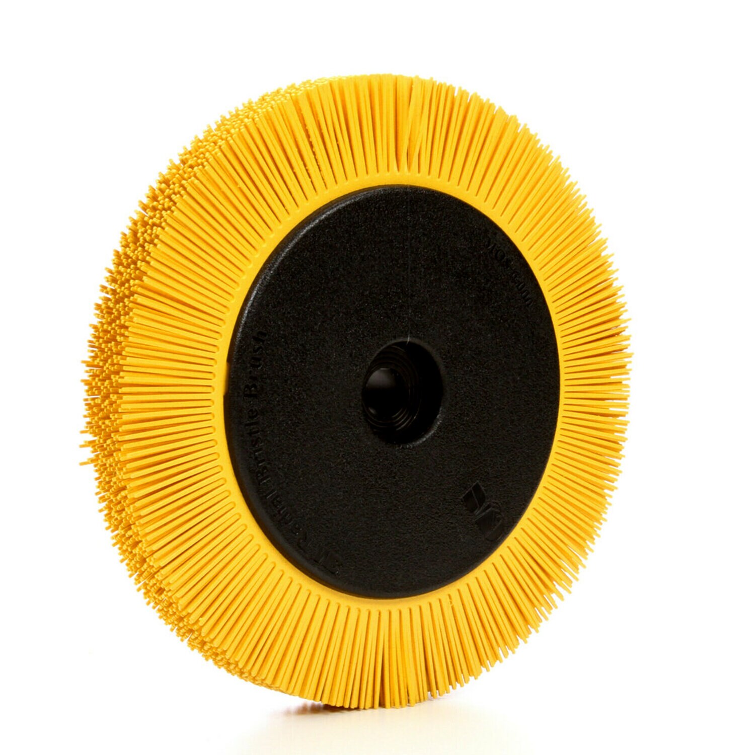 7100138333 - Scotch-Brite Radial Bristle Brush, 8 in x 1 in x 1-1/4 in 80 with Flange, 2 ea/Case