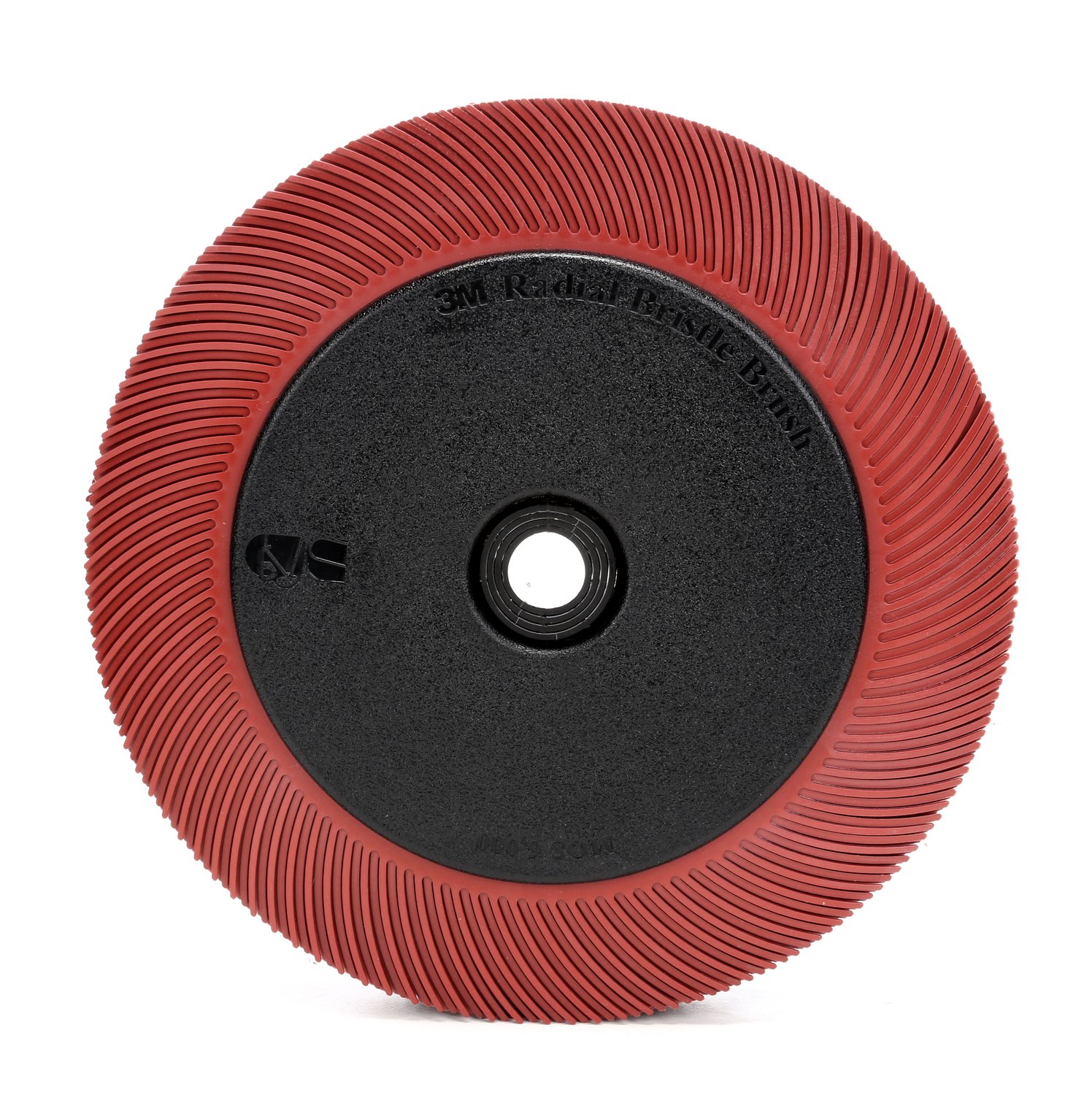 7100138335 - Scotch-Brite Radial Bristle Brush, 7 5/8 in x 1 in x 1-1/4 in 220 with Flange, 2 ea/Case