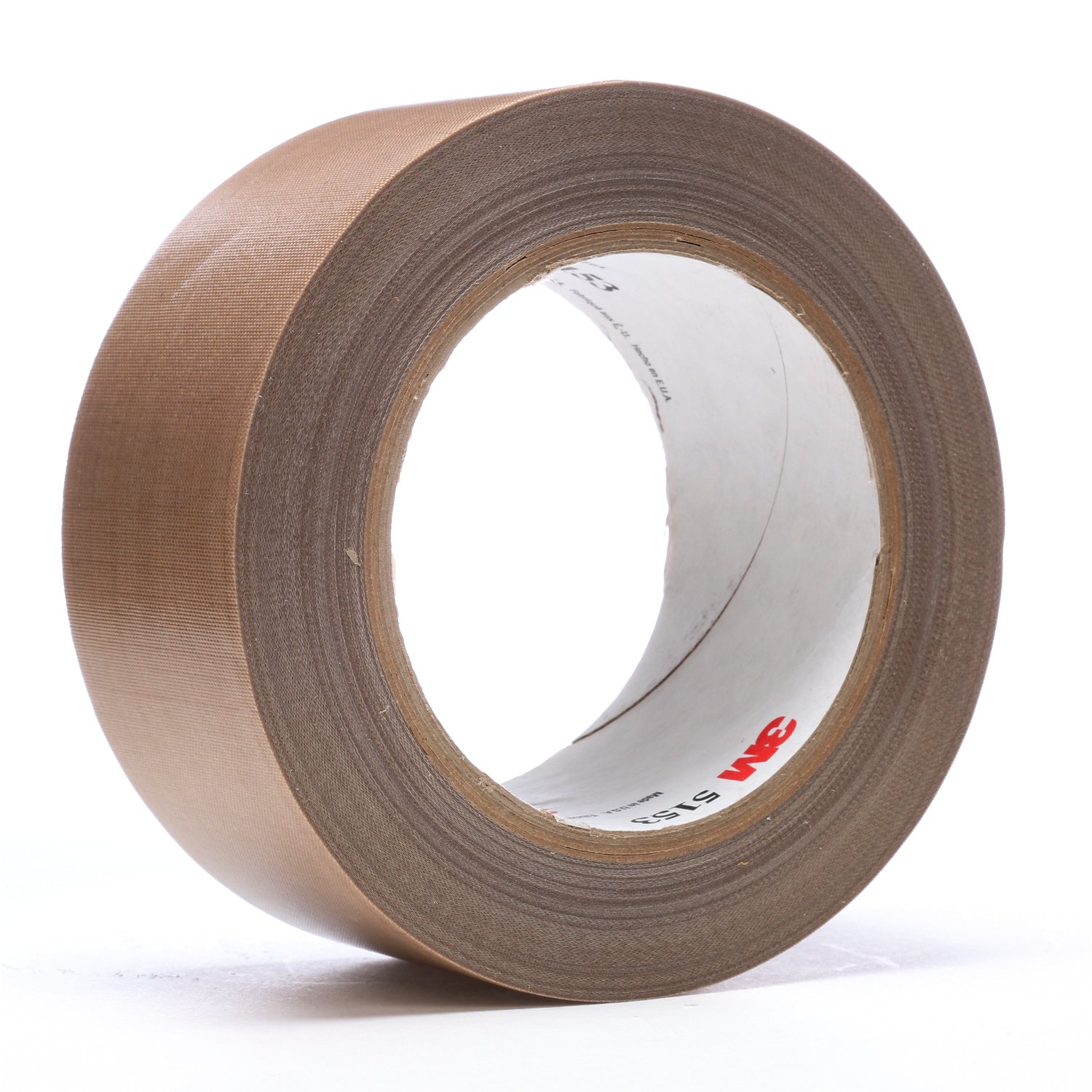 7010292978 - 3M General Purpose PTFE Glass Cloth Tape 5153, Light Brown, 2 in x 36 yd, 24 Roll/Case