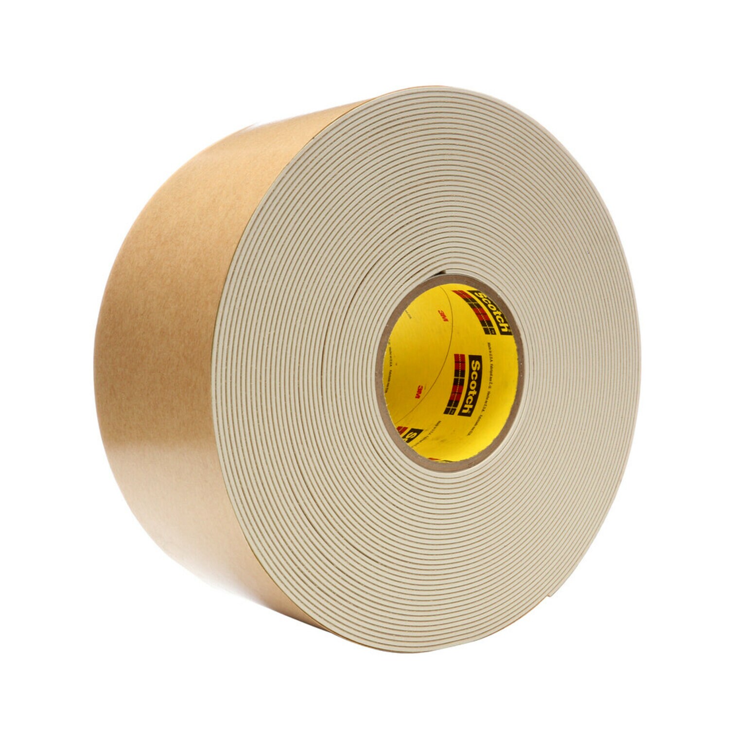 7100084362 - 3M Impact Stripping Tape 528, Tan, 4 in x 20 yd, 82 mil, 2 Roll/Case