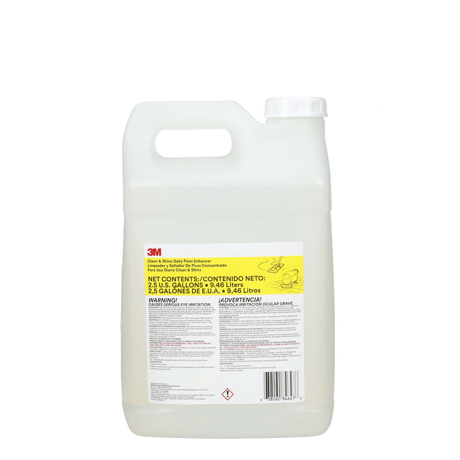 7100231554 - 3M Clean & Shine Daily Floor Enhancer Concentrate 35A, 0.5 gal, 4/Case