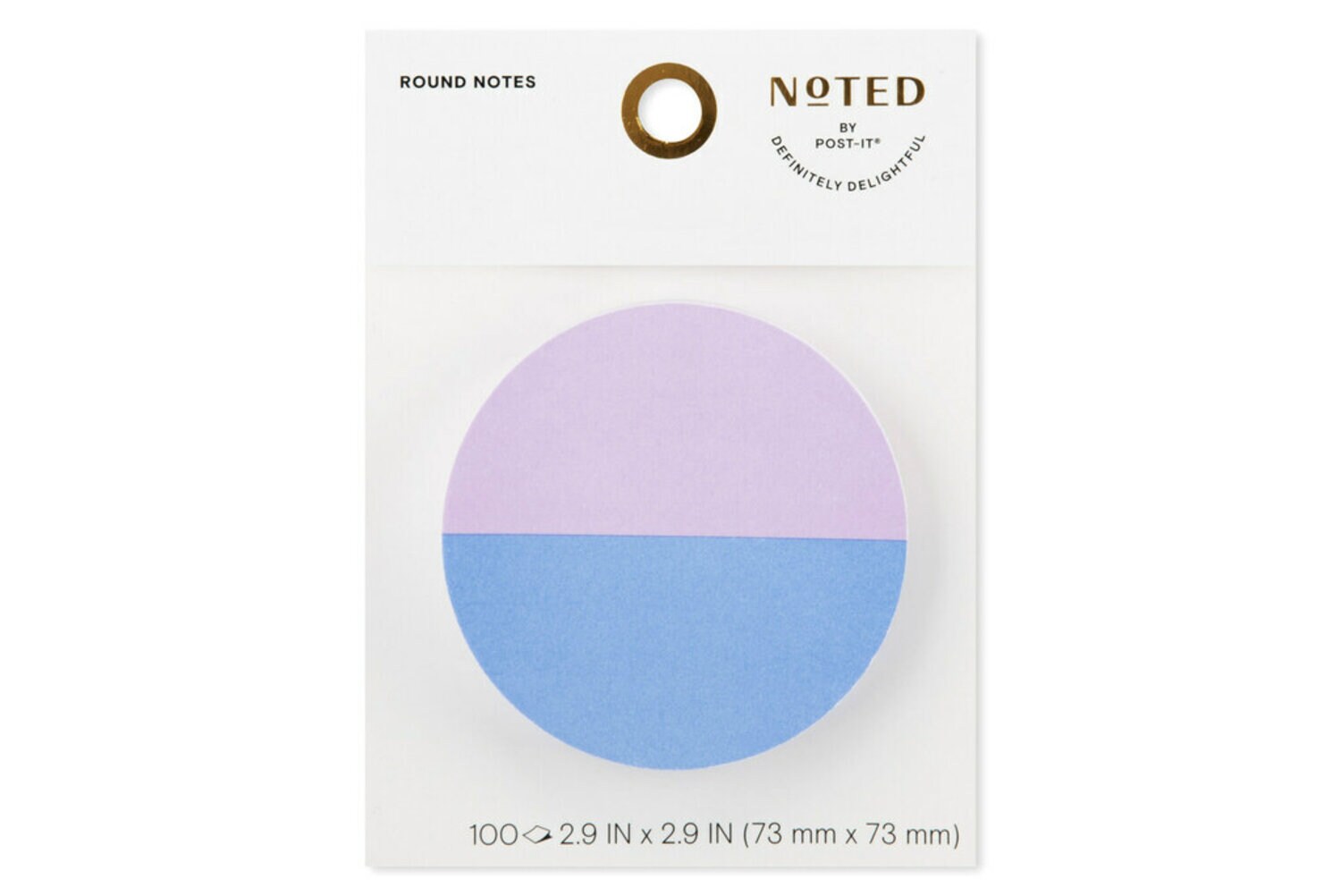 7100256398 - Post-it Printed Notes NTD-3RD-LB, 2.9 in x 2.9 in (73 mm x 73 mm)