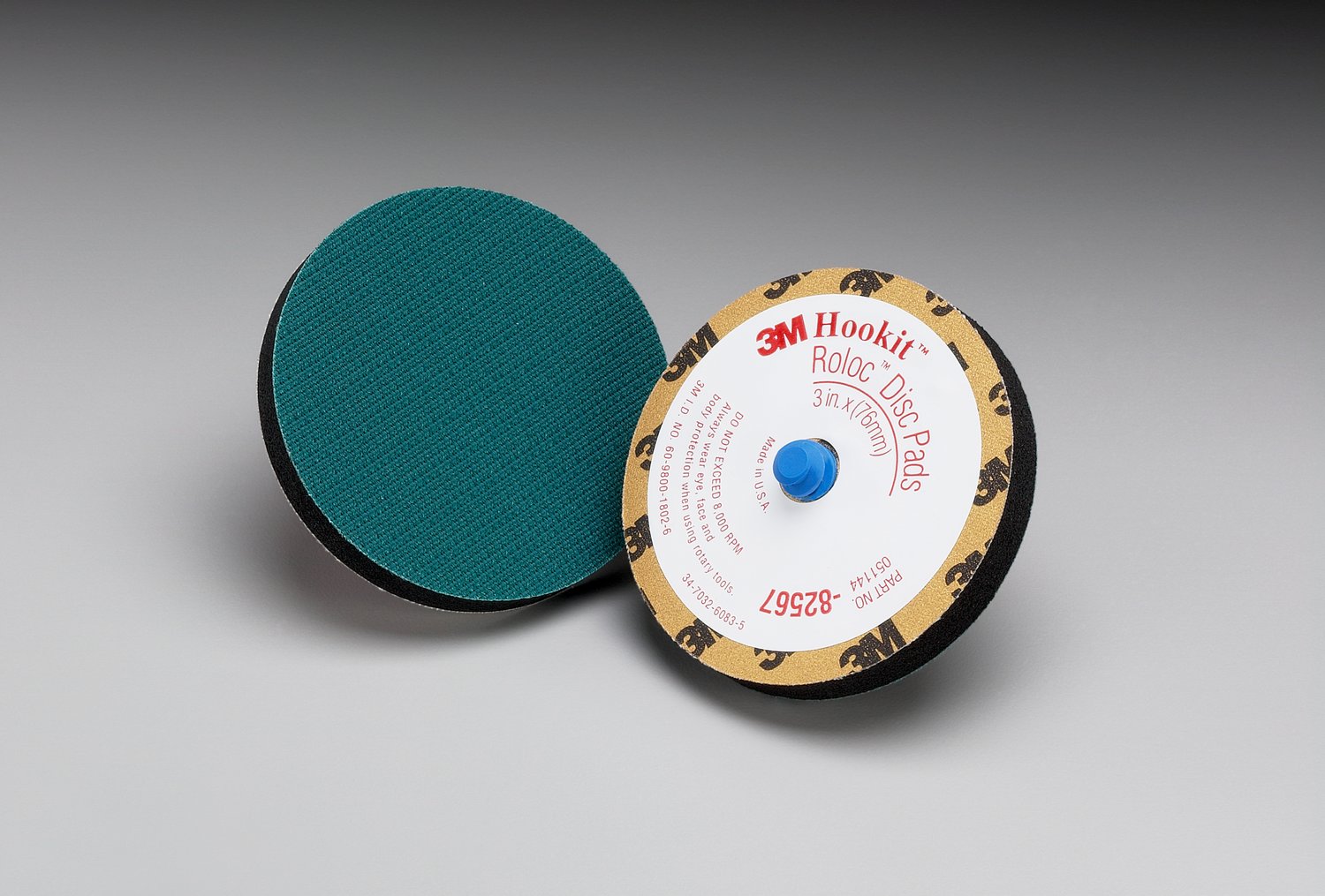 7100036253 - 3M Hookit Roloc Disc Pad Type J 82567, 3 in, 1 ea/Case