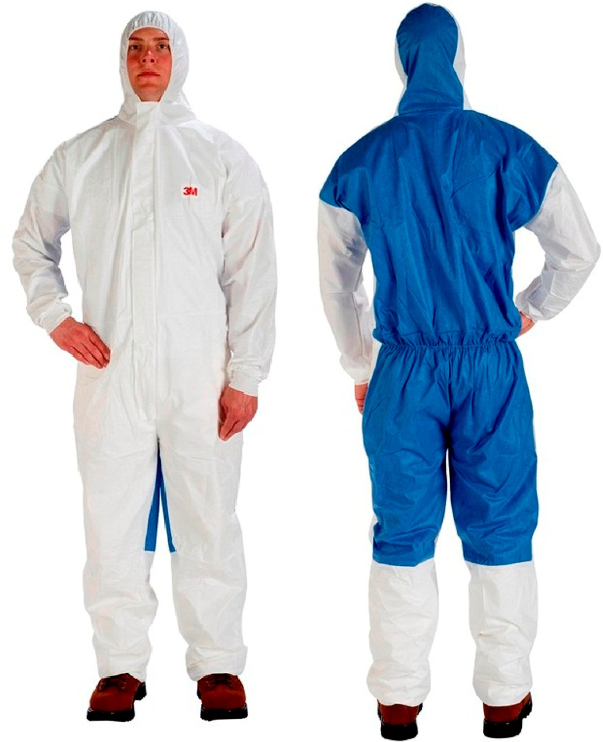 7100216850 - 3M Protective Coverall 4535, White & Blue Type 5/6, 3XL, 20 ea/Case