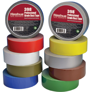  - Nashua 398 Professional Grade Duct Tape - 11 mil - Silver 48mm x 55m