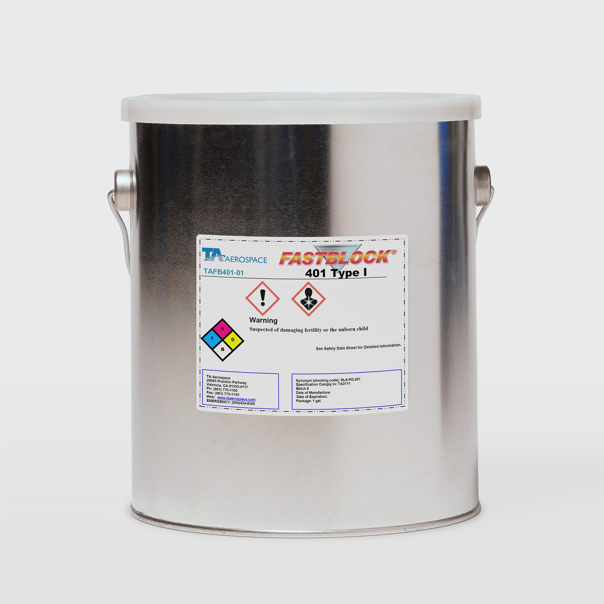  - FASTBLOCK-401 TYPE I Aircraft Thermal Insulation - GL