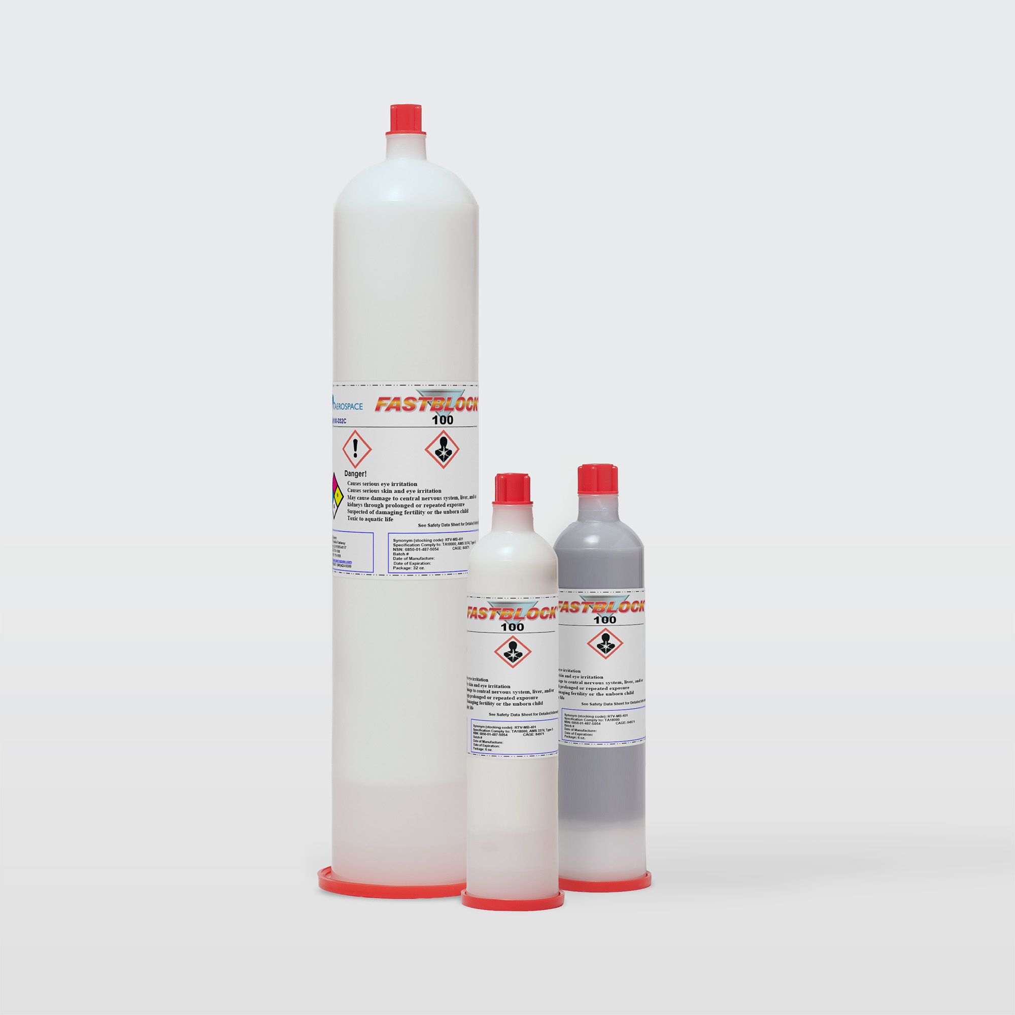  - FASTBLOCK 100 Aircraft Thermal Insulation - Off White - 32OZ