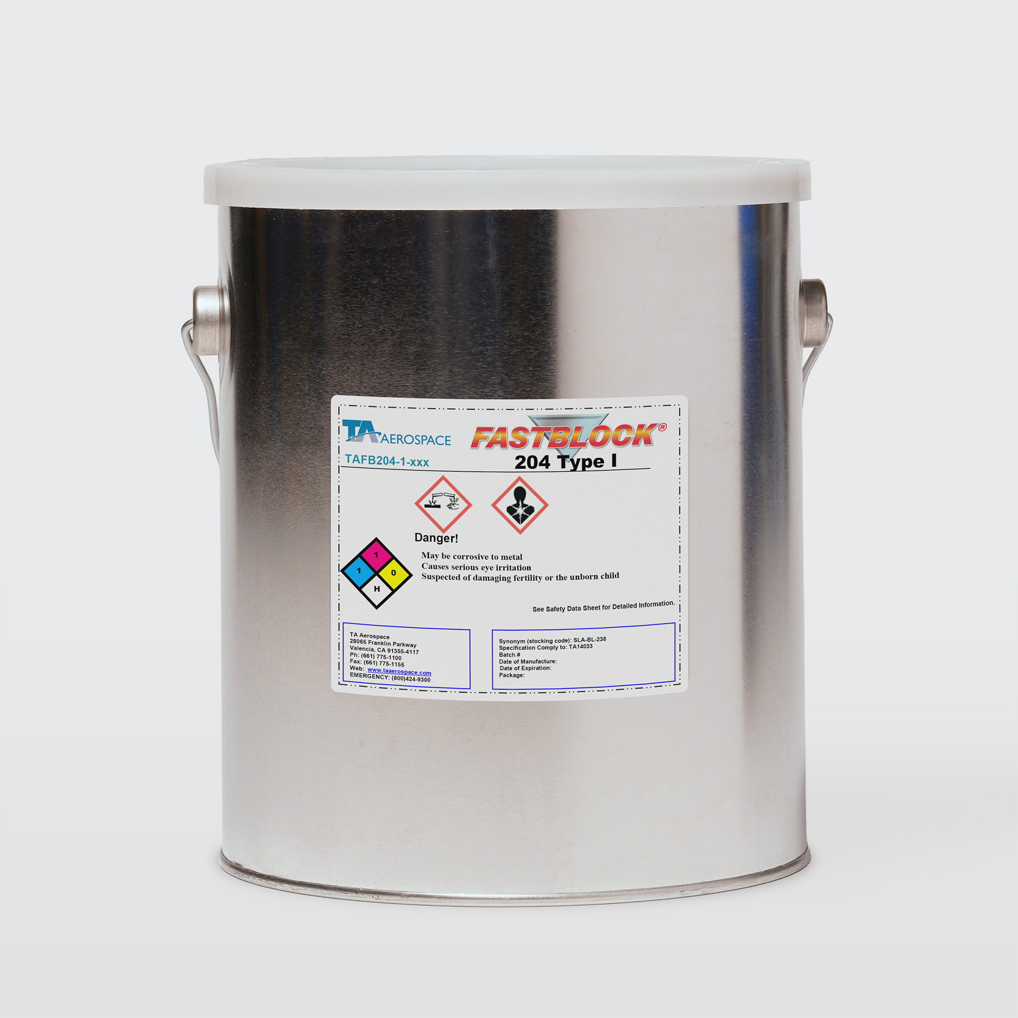  - FASTBLOCK-204 TYPE I - Aircraft Thermal Insulation - GL