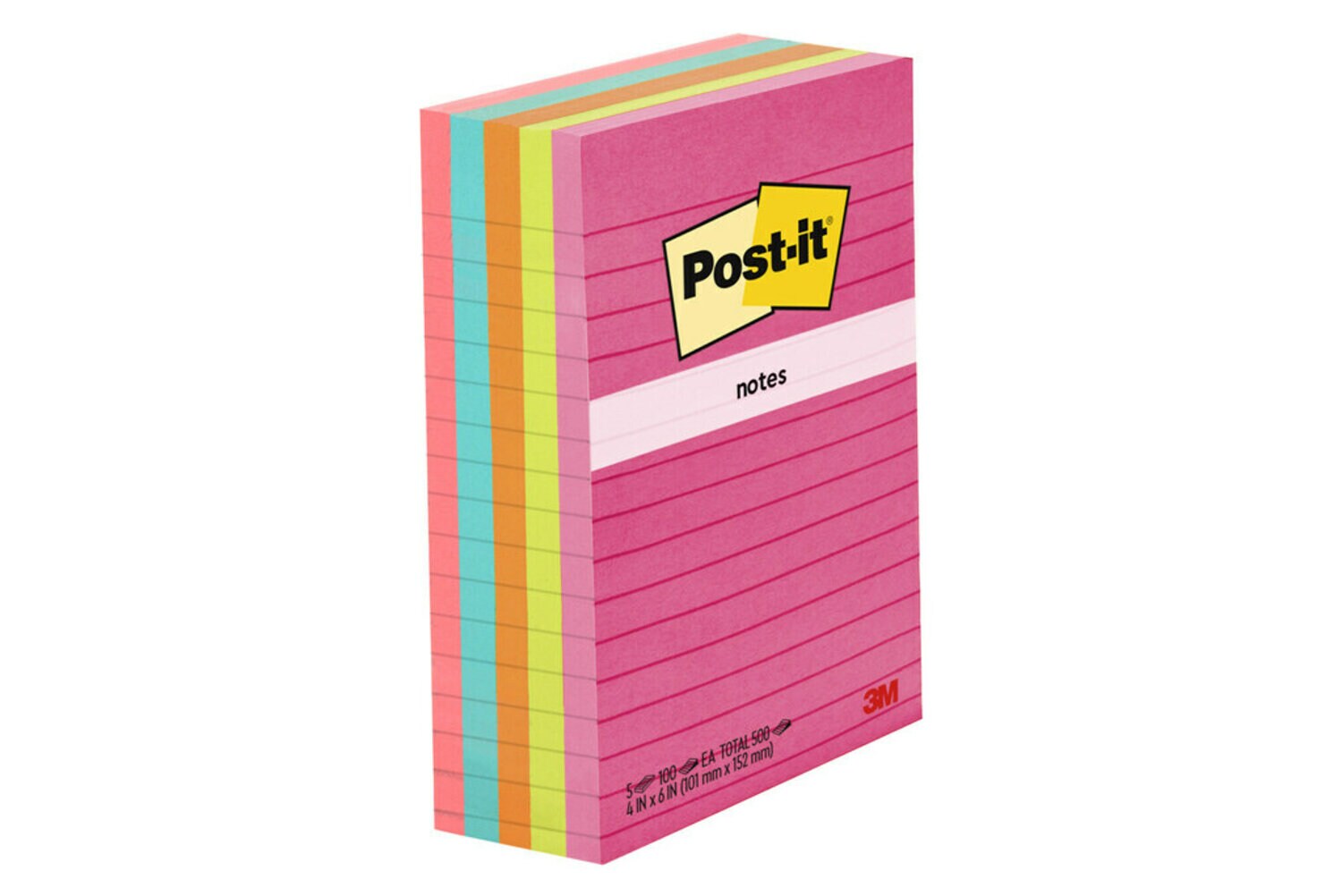 7100142989 - Post-it Notes, 660-5ANT, 4 in x 6 in (101 mm x 152 mm), 100% PEFC, SGSCH-PEFC-COC-110078