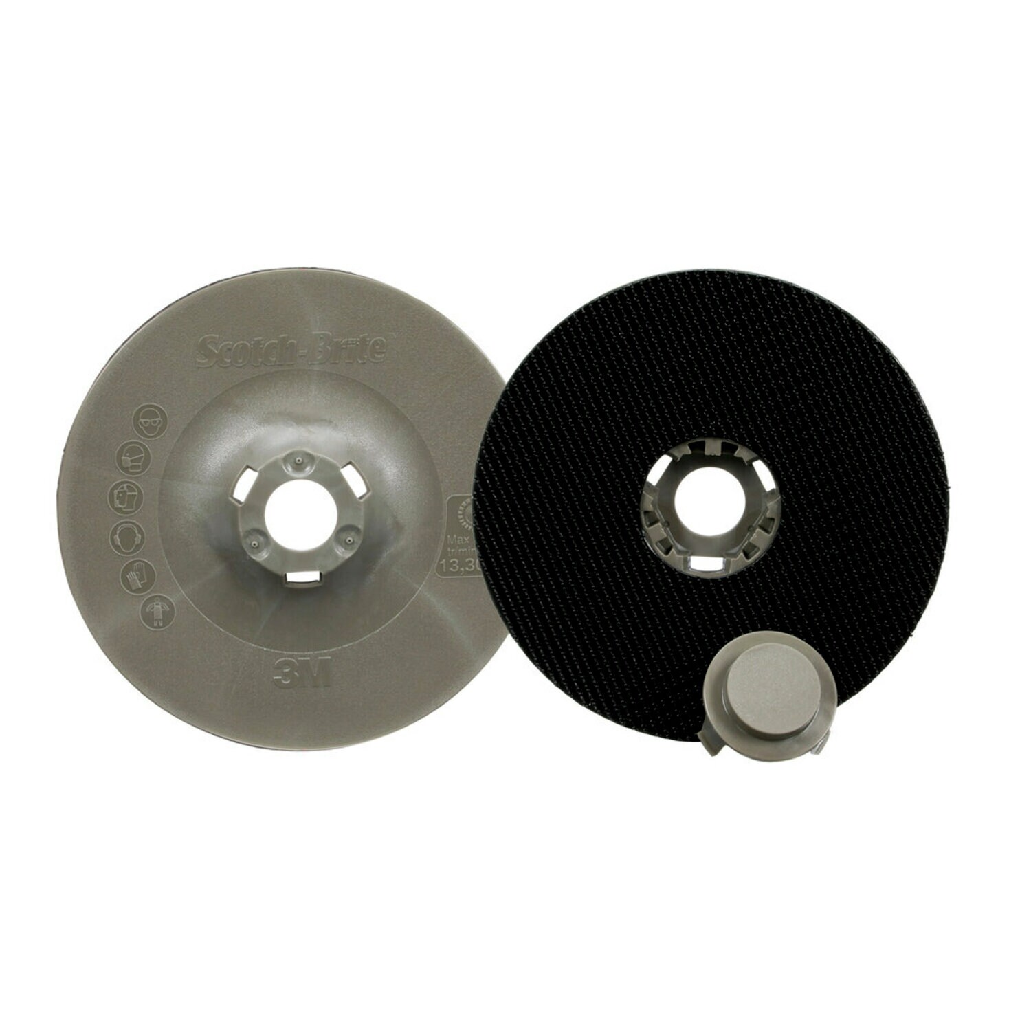 7100276340 - Scotch-Brite Universal Surface Conditioning Back-up Pad, 89870, 4.5 in (115mm), 10 ea/Case