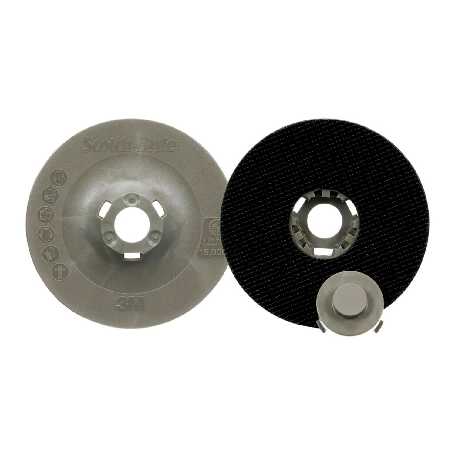 7100276338 - Scotch-Brite Universal Surface Conditioning Back-up Pad, 89869, 4 in (100mm), 10 ea/Case